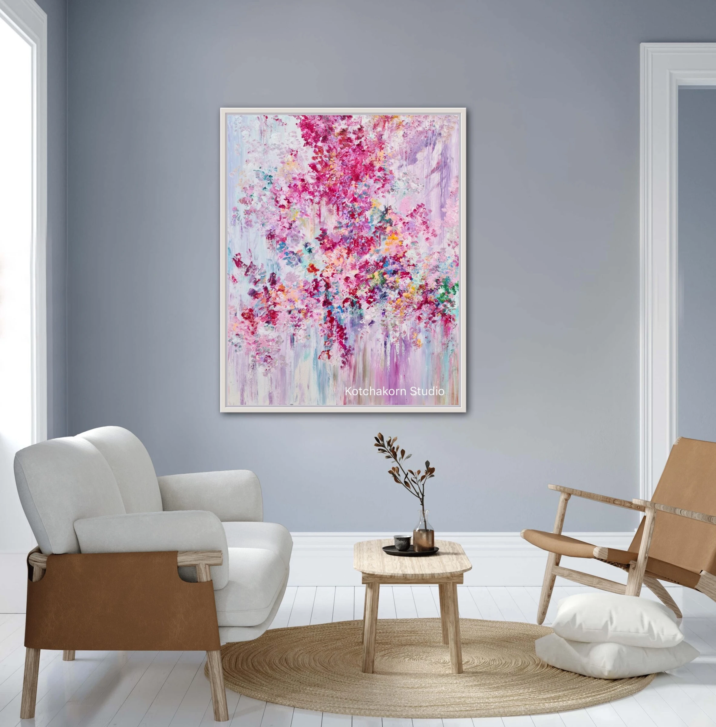 Burst of Peonies (100x80cm)
