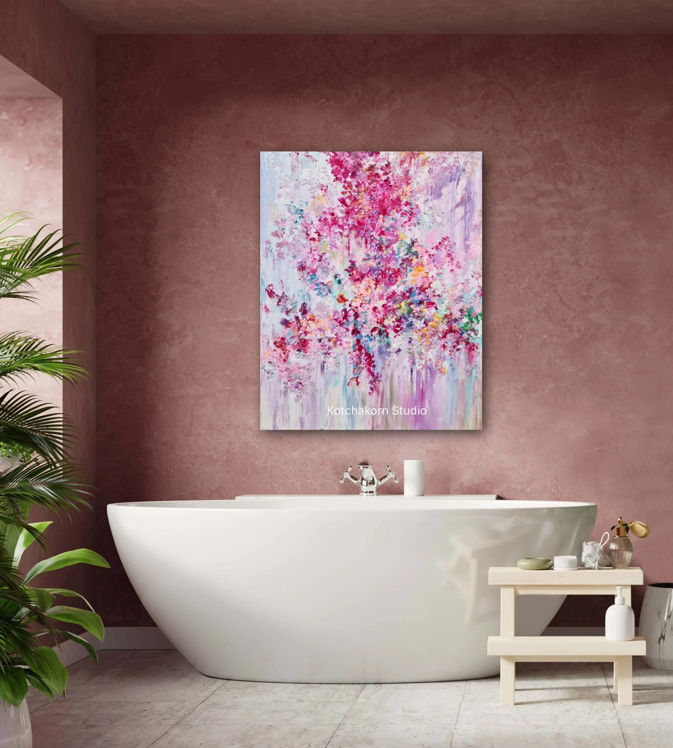 Burst of Peonies (100x80cm)