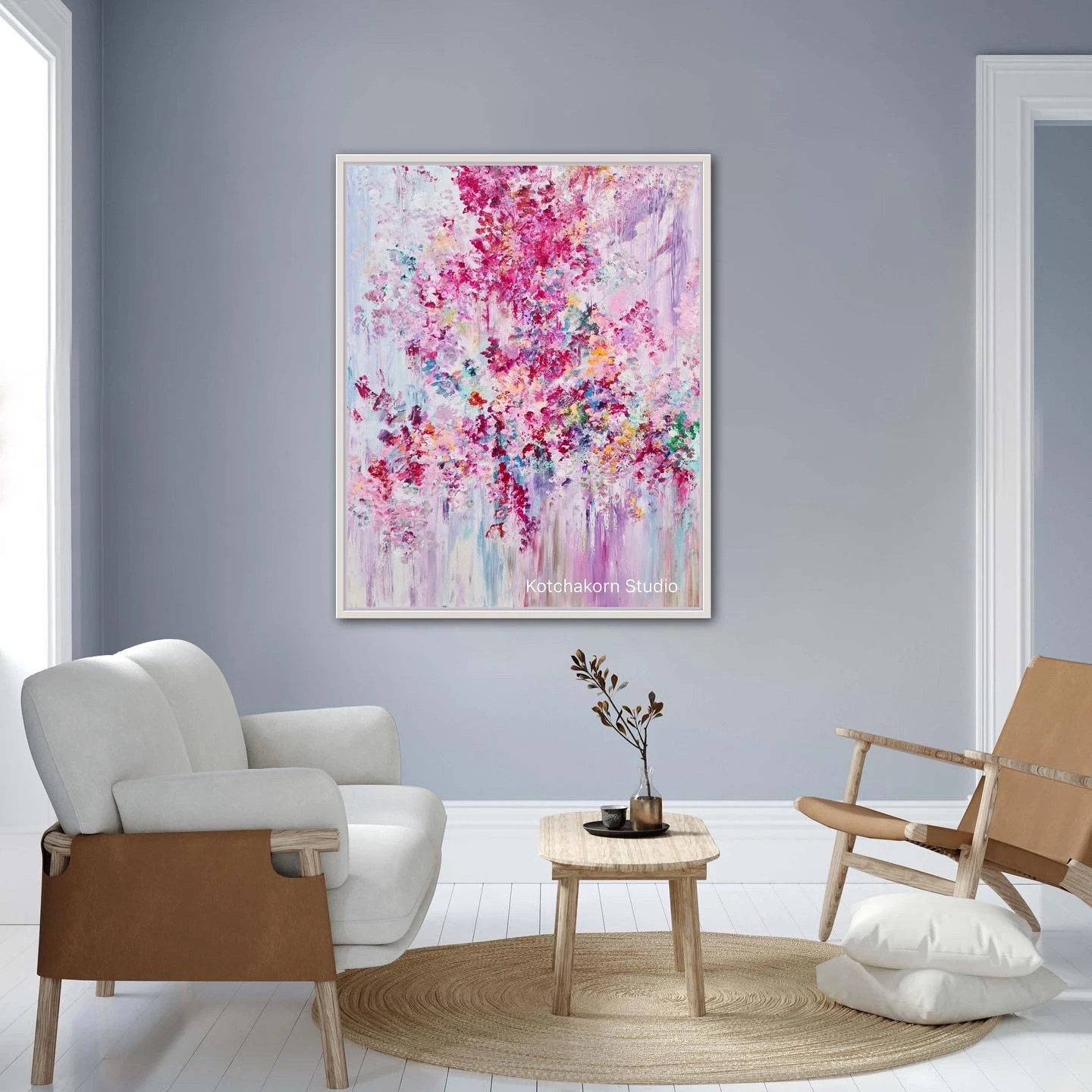 Burst of Peonies (100x80cm)