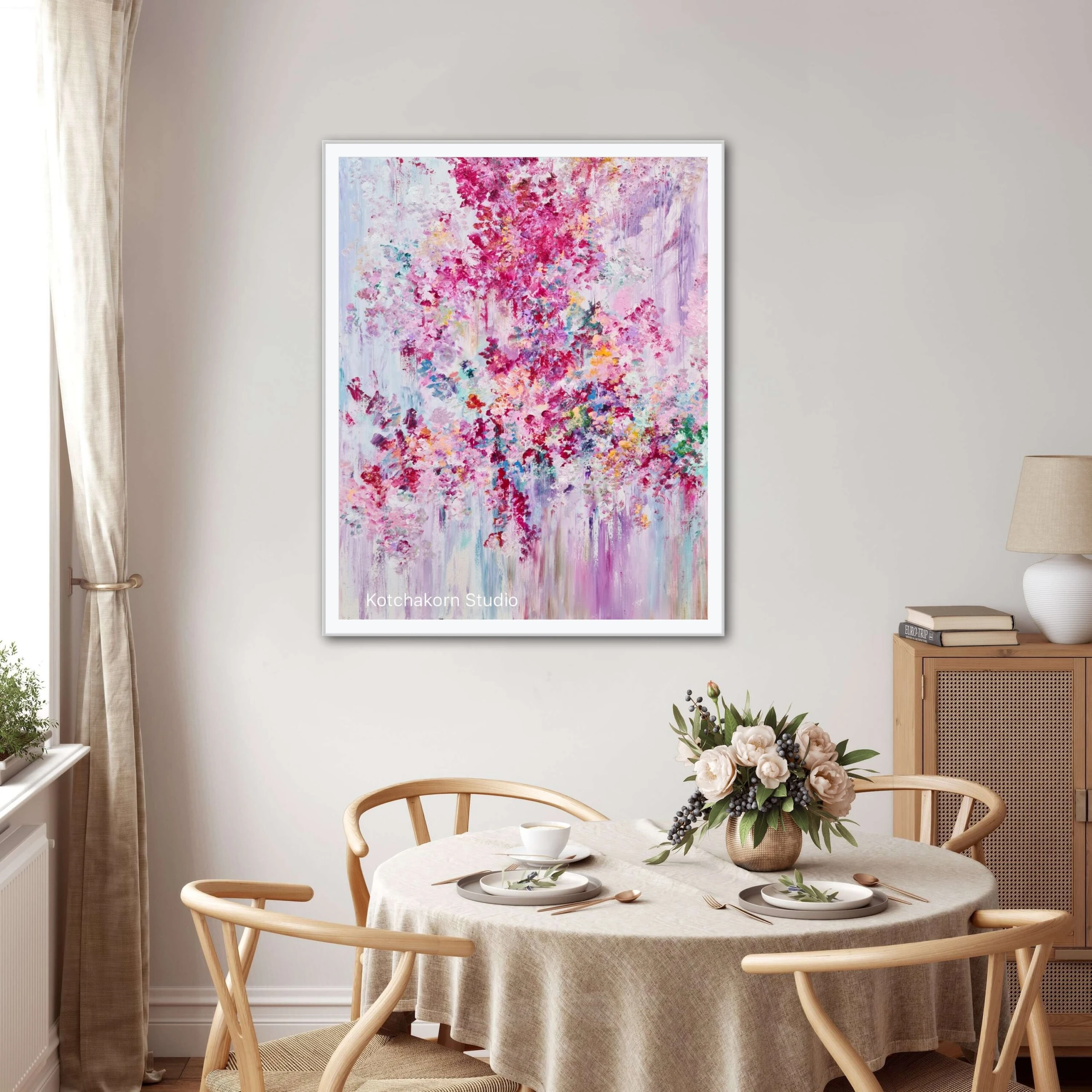 Burst of Peonies (100x80cm)