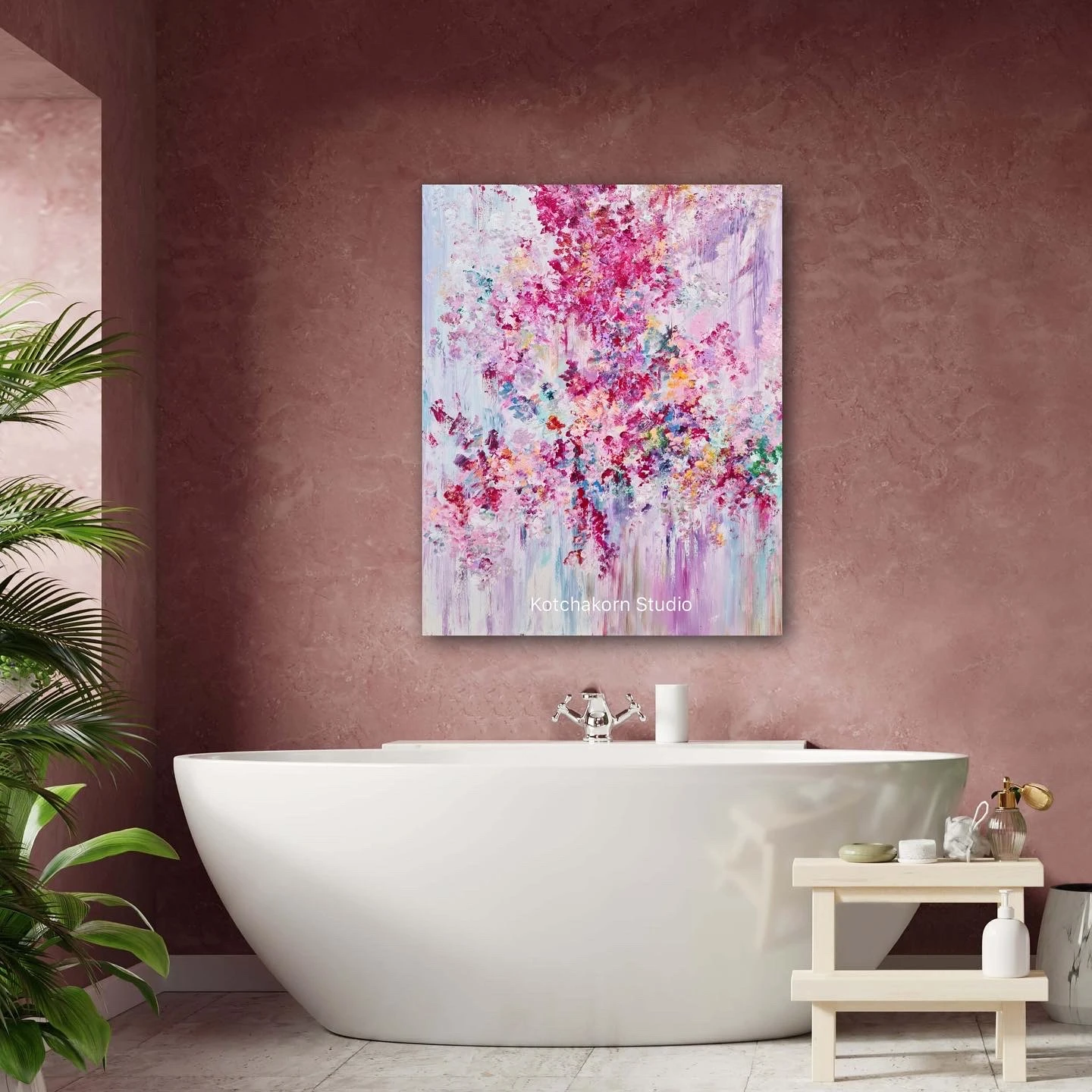 Burst of Peonies (100x80cm)