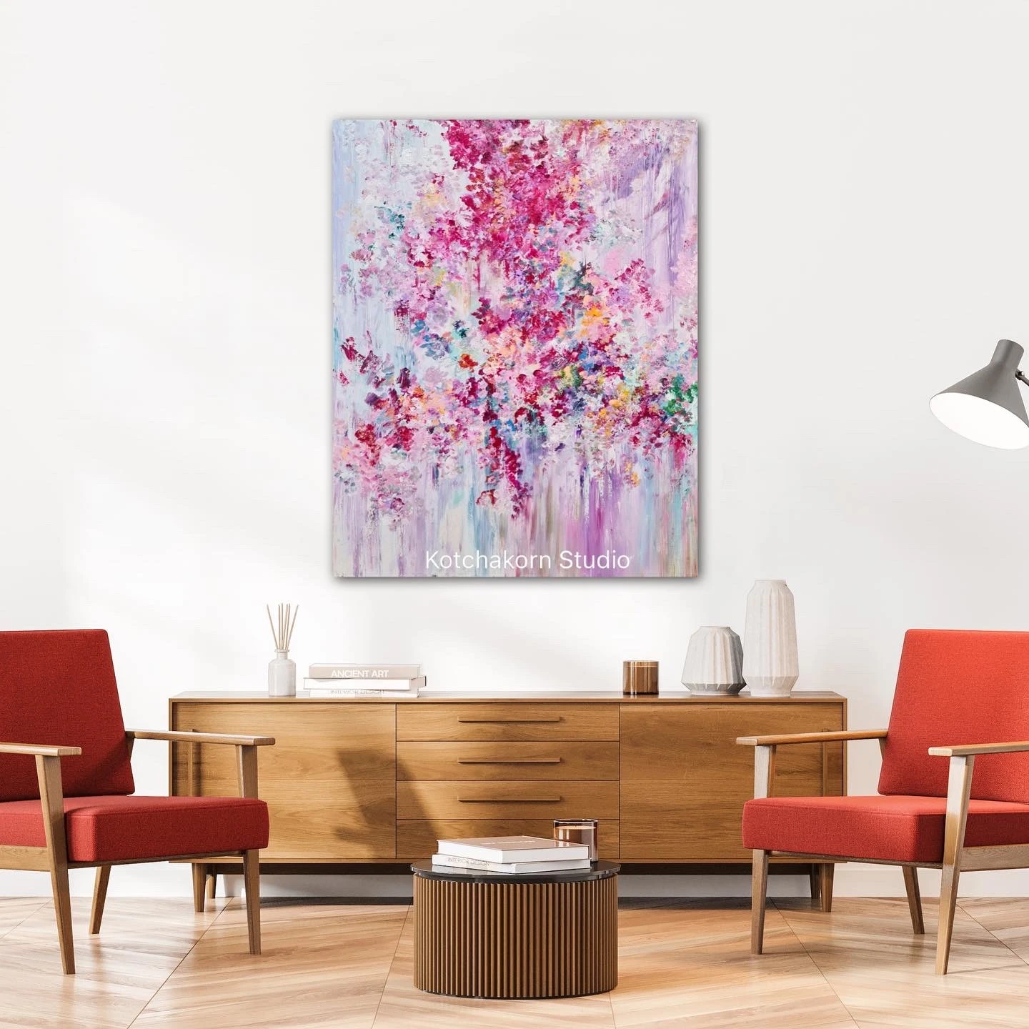 Burst of Peonies (100x80cm)