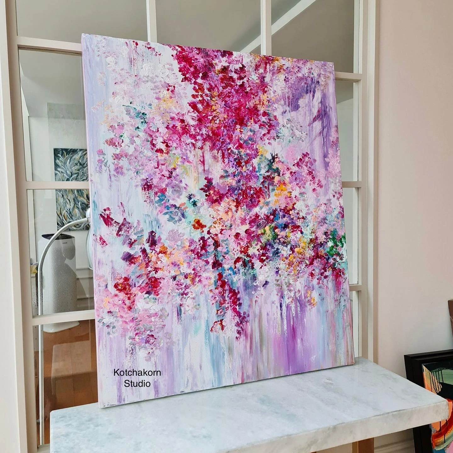 Burst of Peonies (100x80cm)