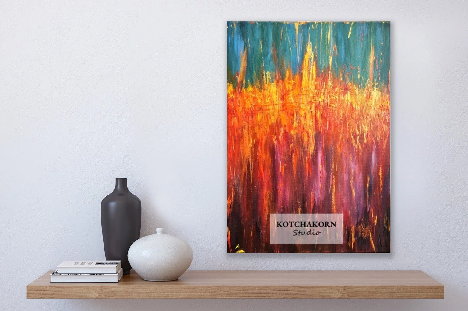 The Beating Fire (70x50cm)