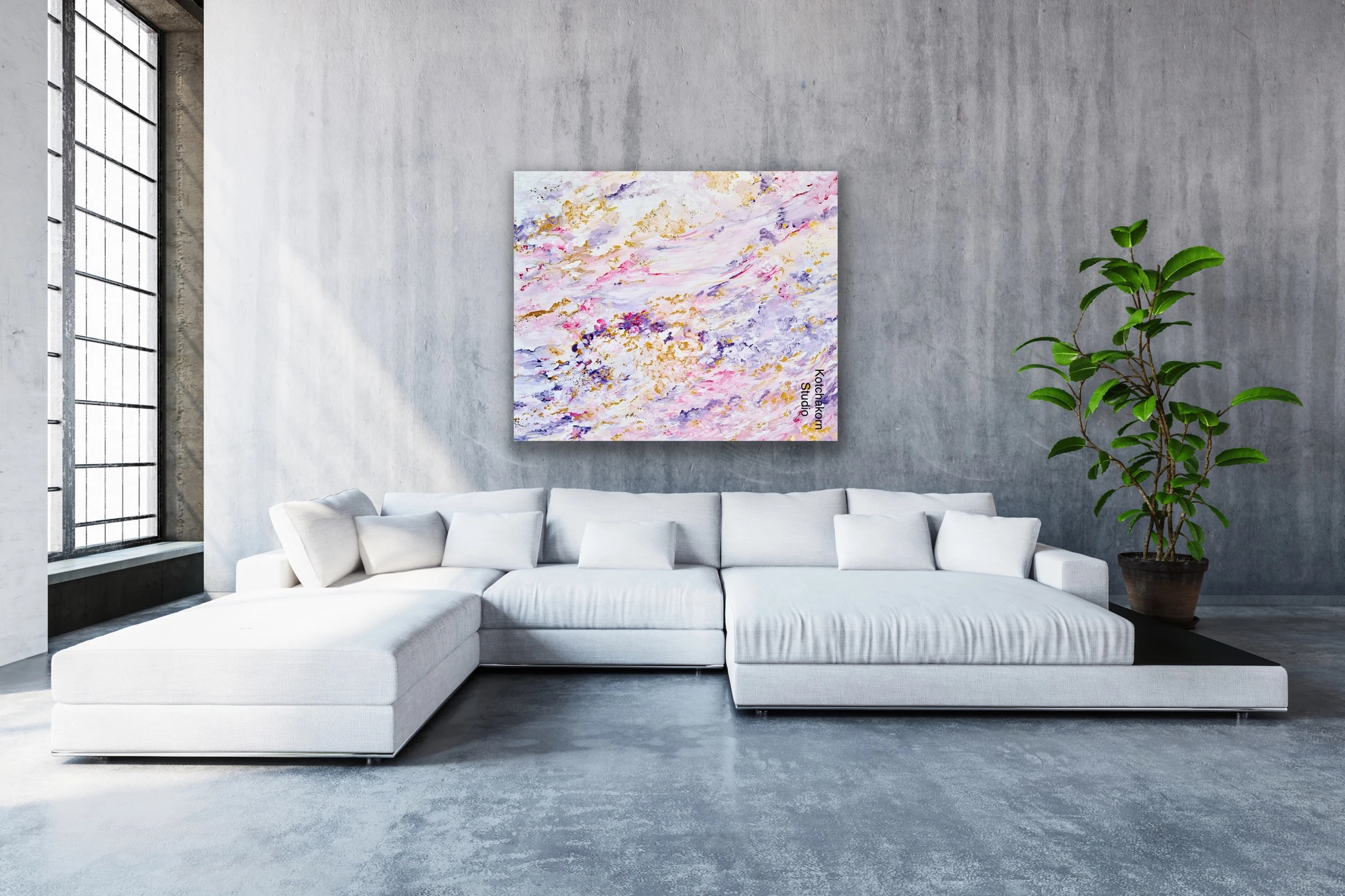 Amethyst's Power (120x100cm)