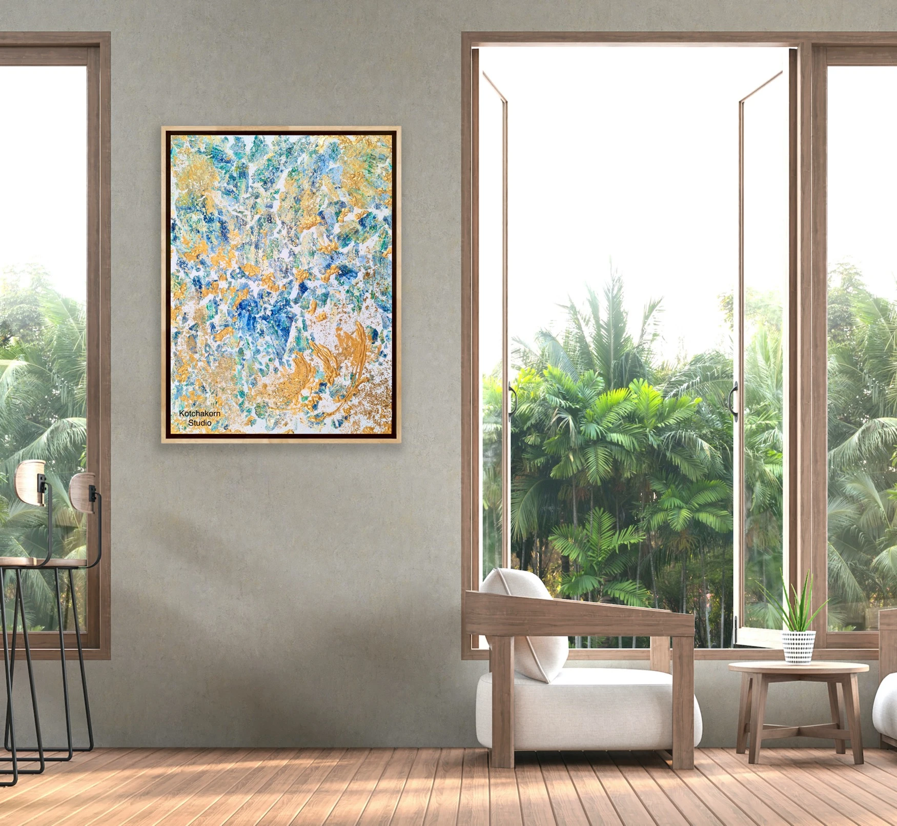 Rich Rice Field (80x60cm)