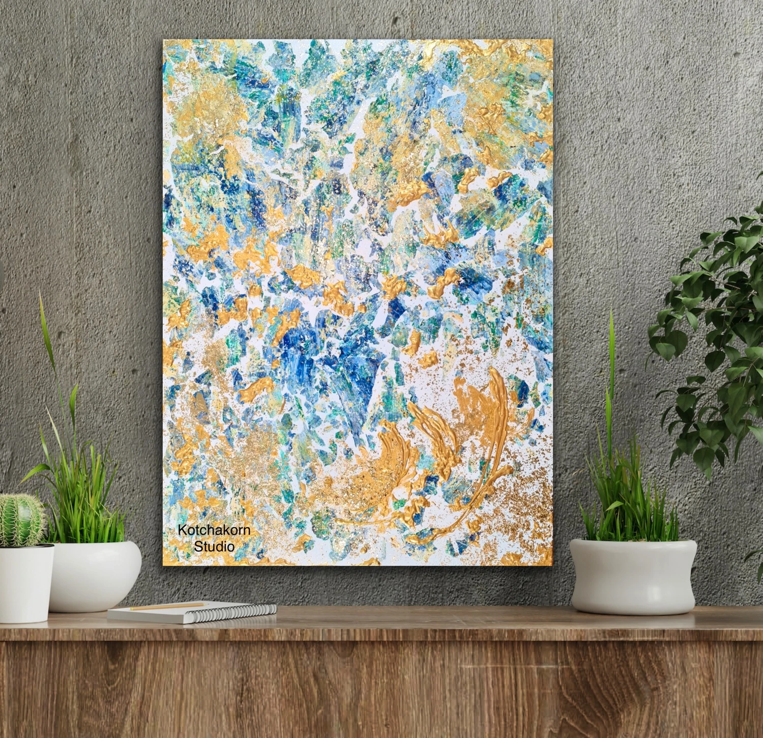 Rich Rice Field (80x60cm)