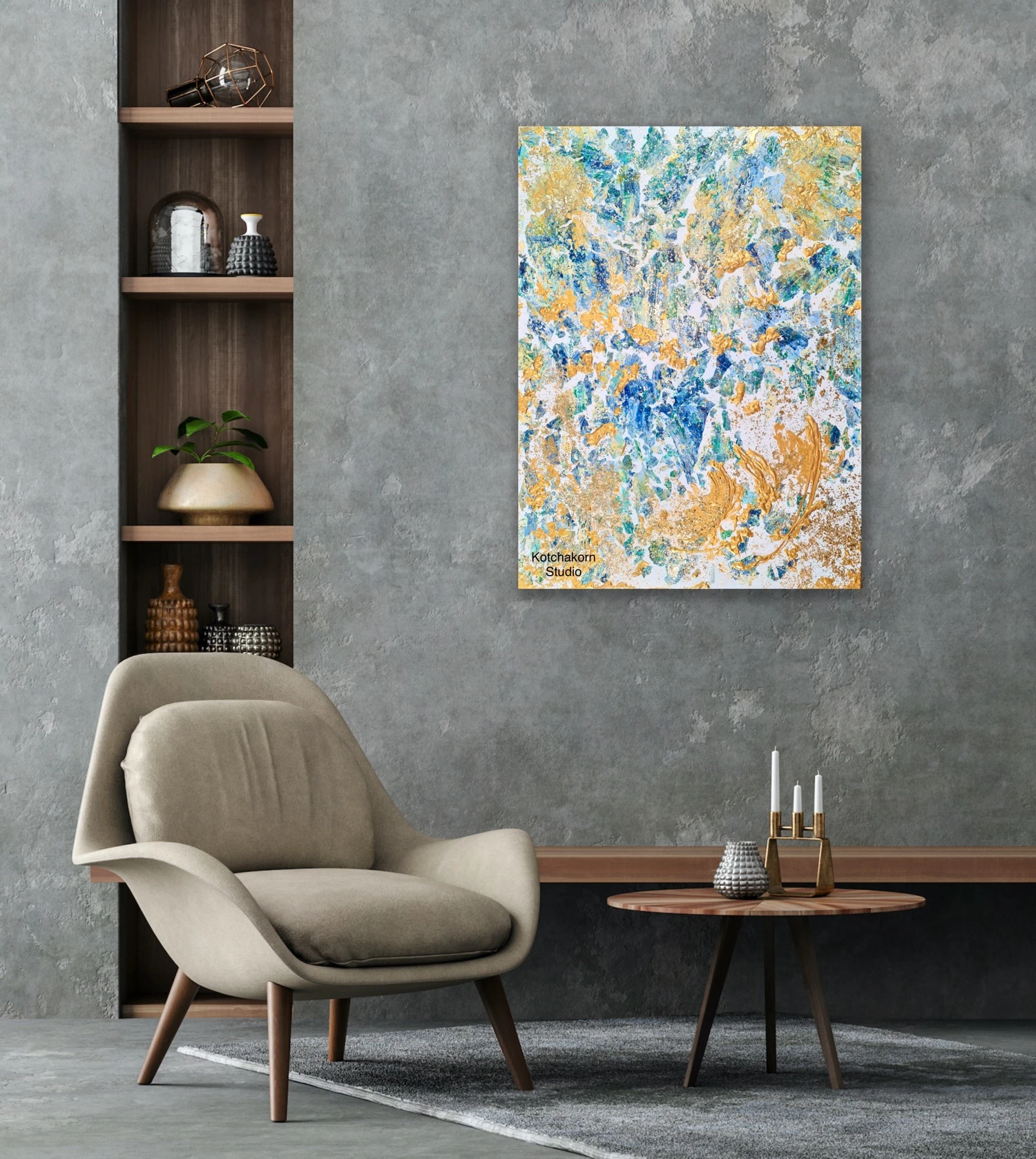 Rich Rice Field (80x60cm)