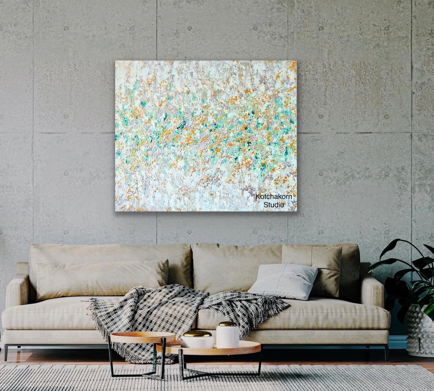 Forest Rising Stars (120x100cm)