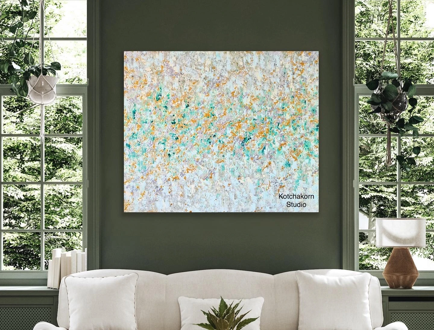 Forest Rising Stars (120x100cm)