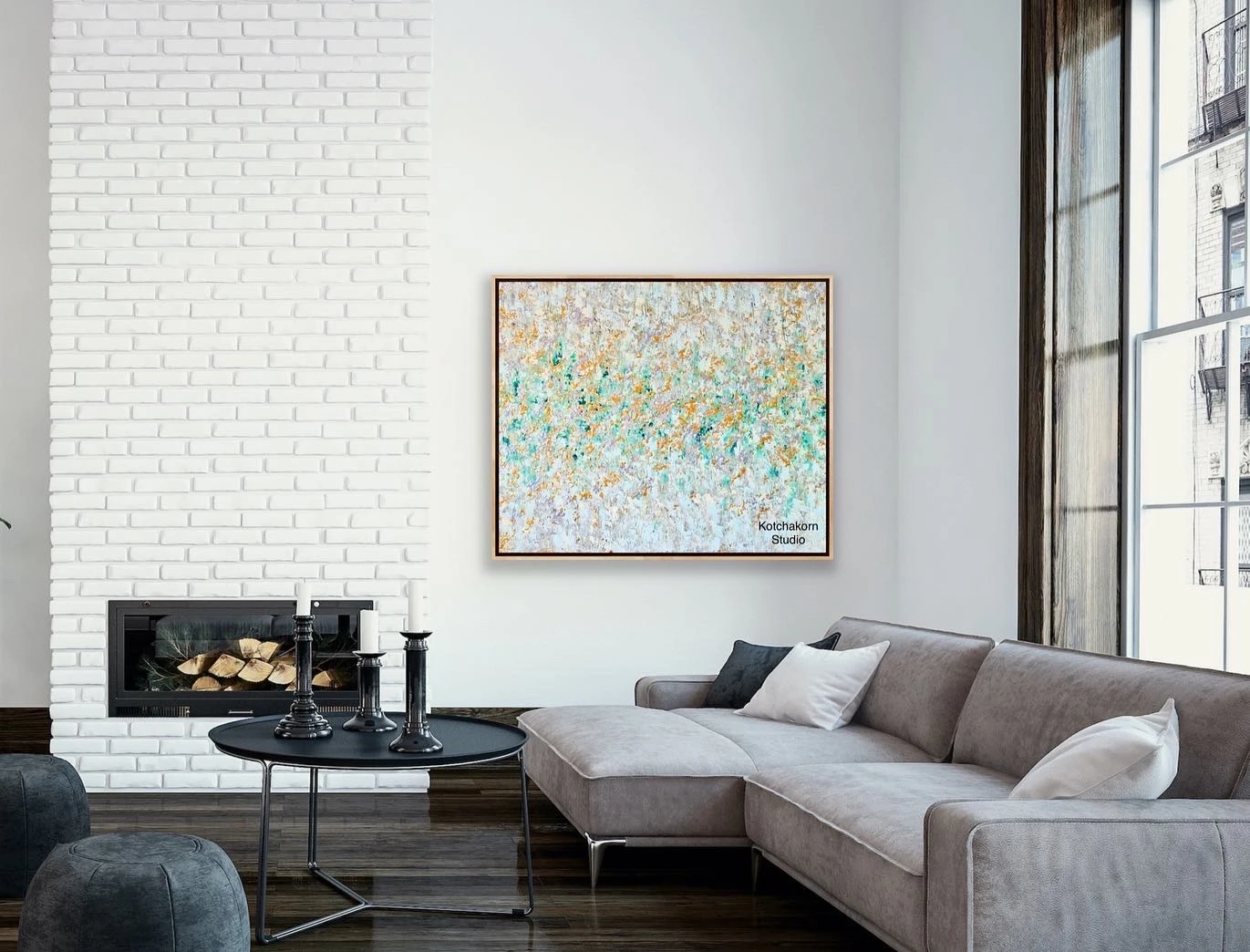Forest Rising Stars (120x100cm)