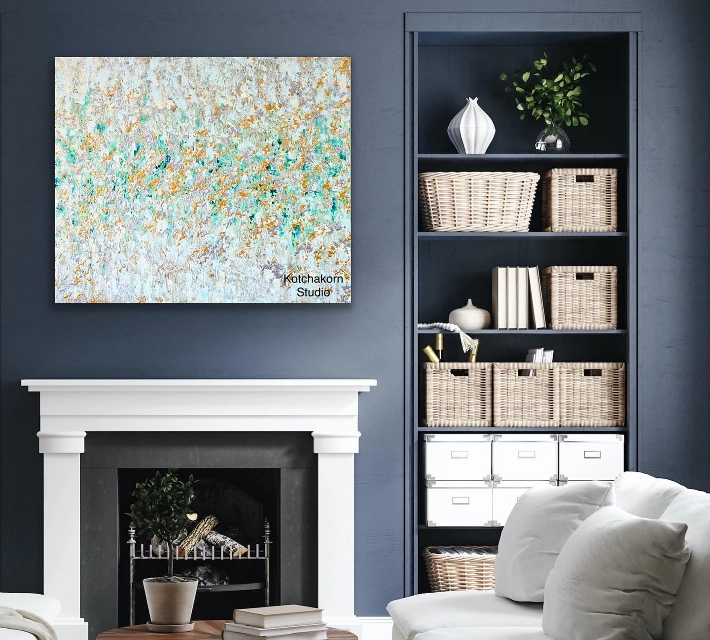 Forest Rising Stars (120x100cm)
