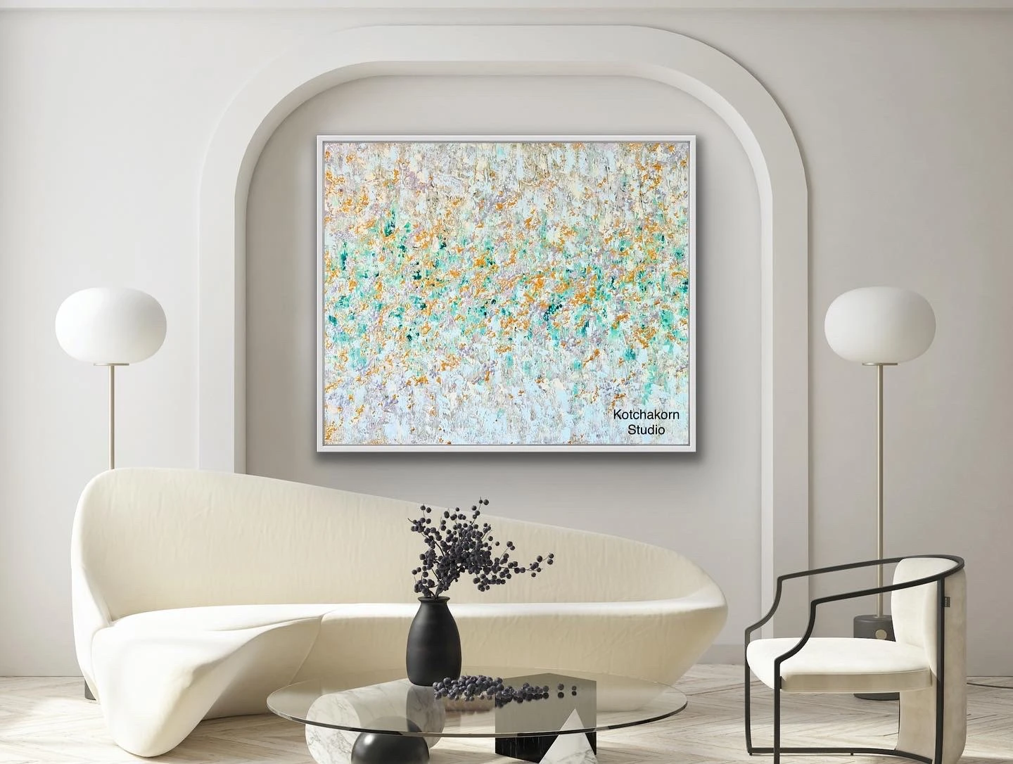Forest Rising Stars (120x100cm)