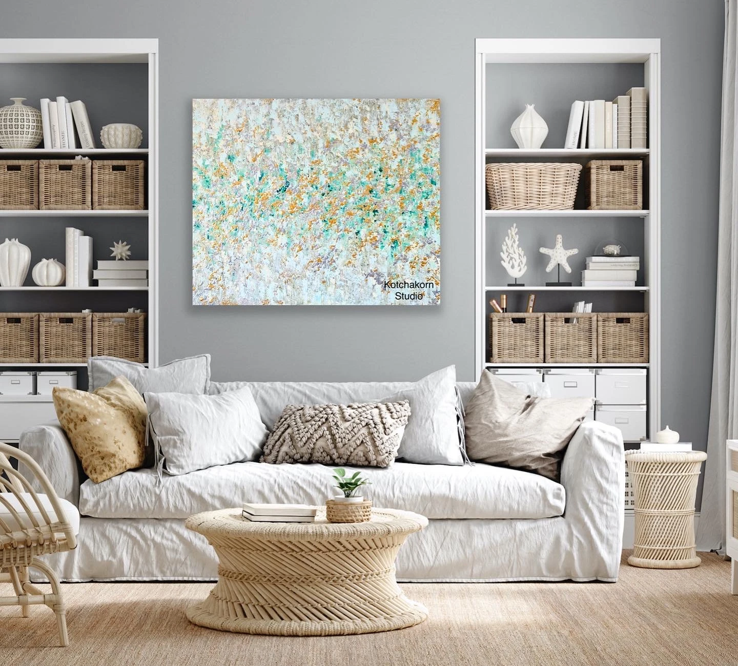 Forest Rising Stars (120x100cm)