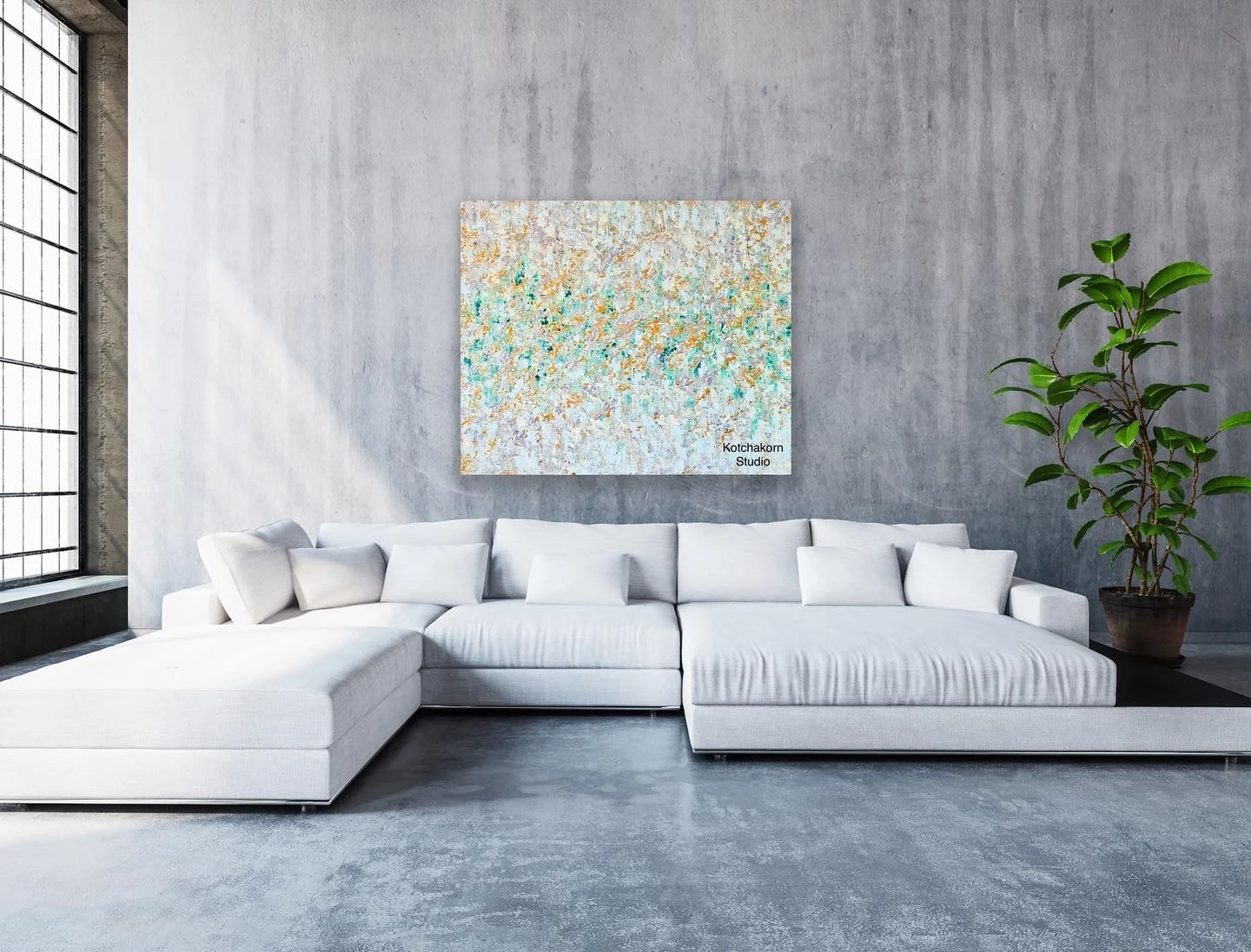 Forest Rising Stars (120x100cm)