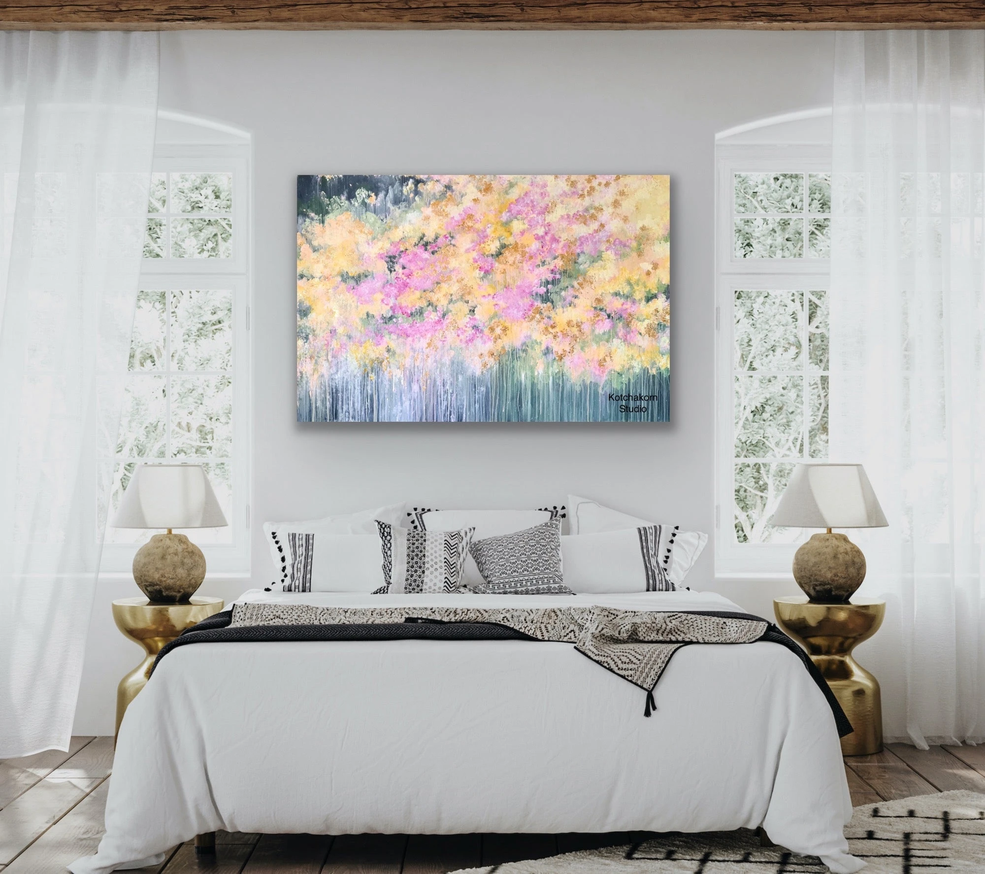 Garden In Spring (150x100cm)