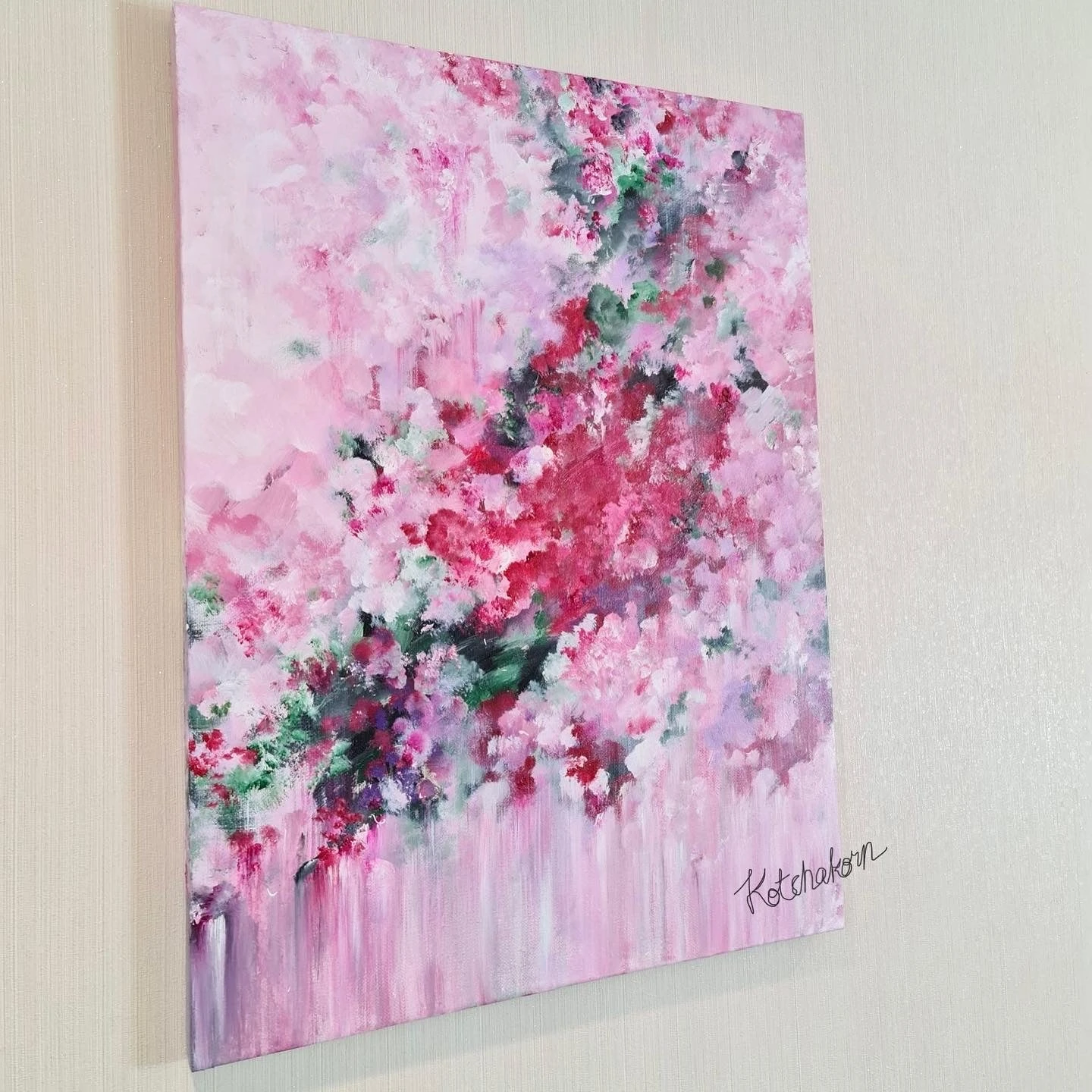 A Dance in the Peony’s Garden II (80x60cm)