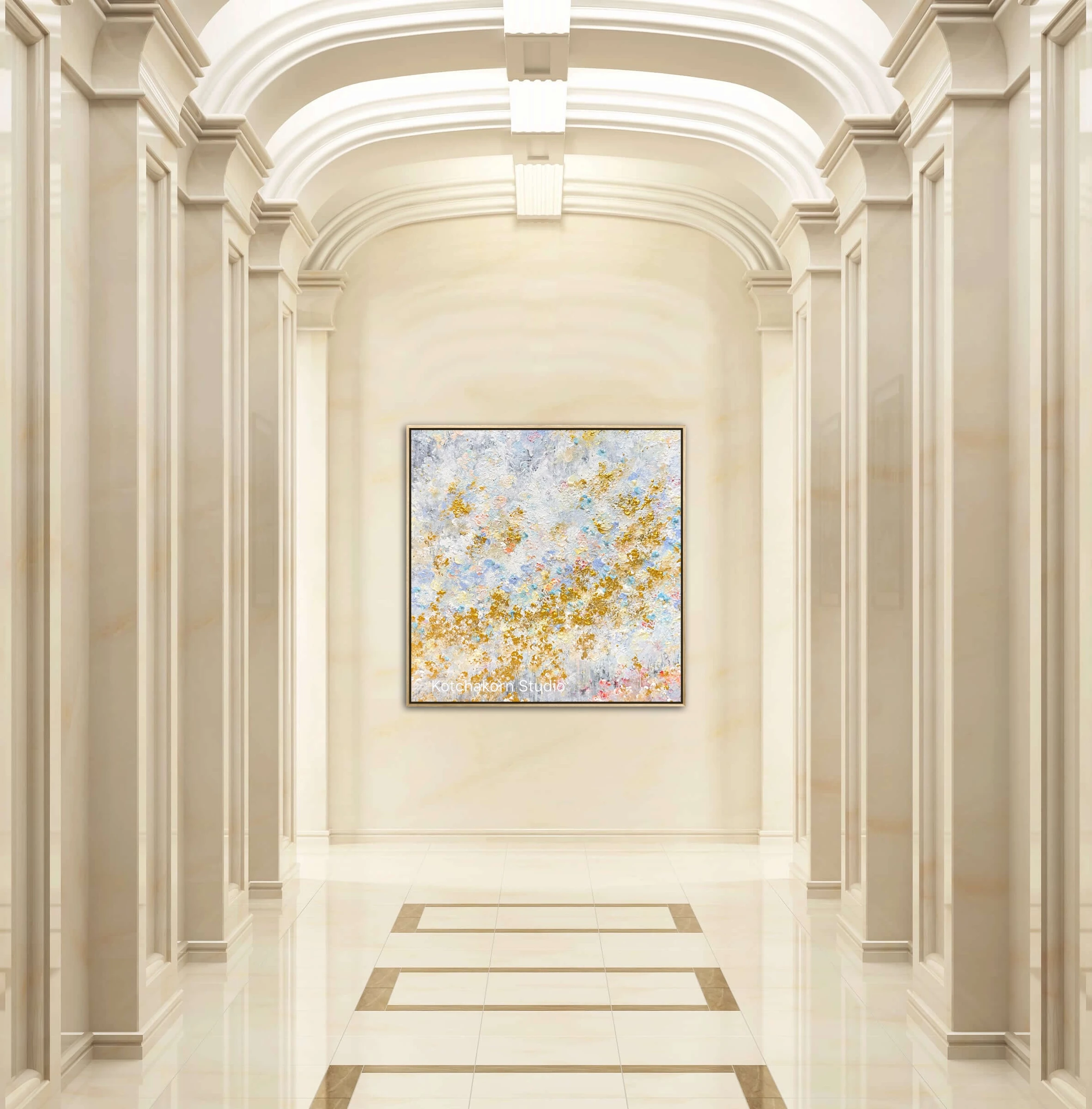 The Flowing Gold (100x80cm)