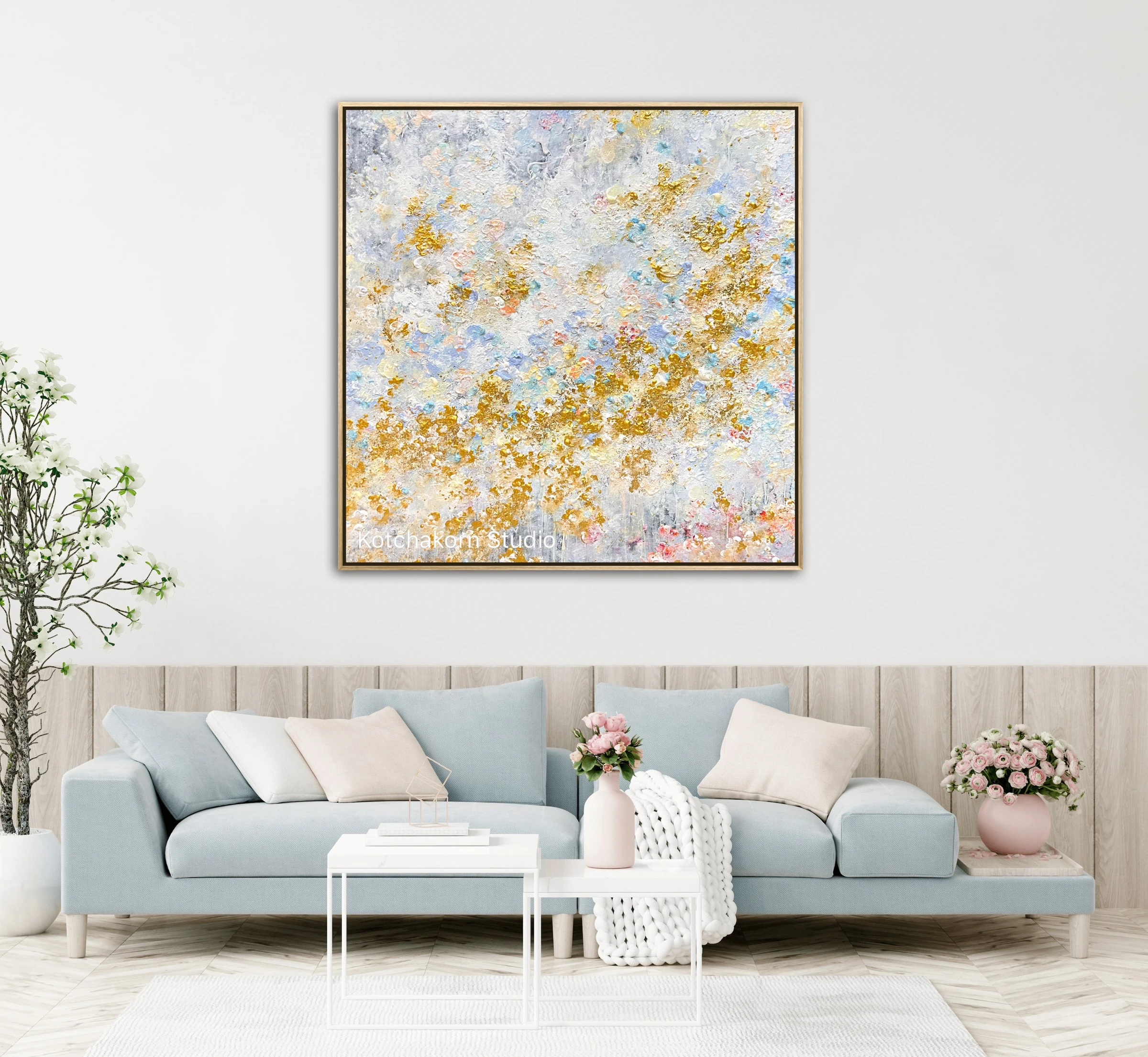 The Flowing Gold (100x80cm)