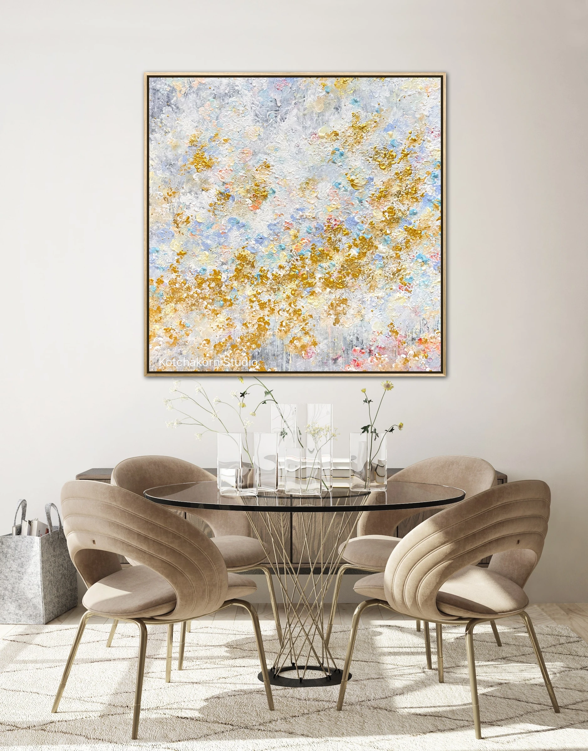 The Flowing Gold (100x80cm)