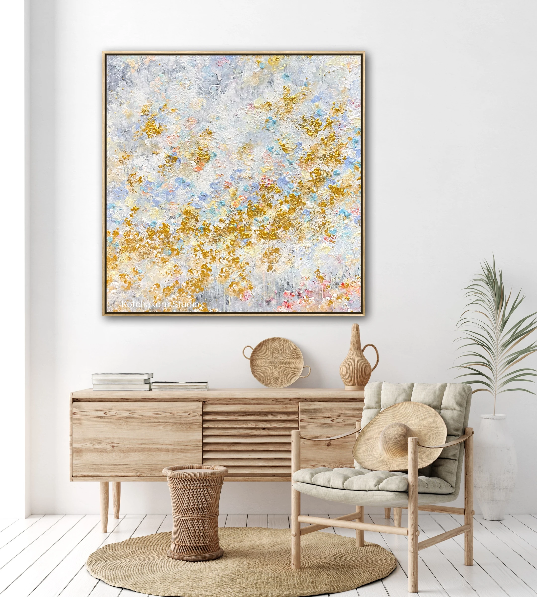The Flowing Gold (100x80cm)