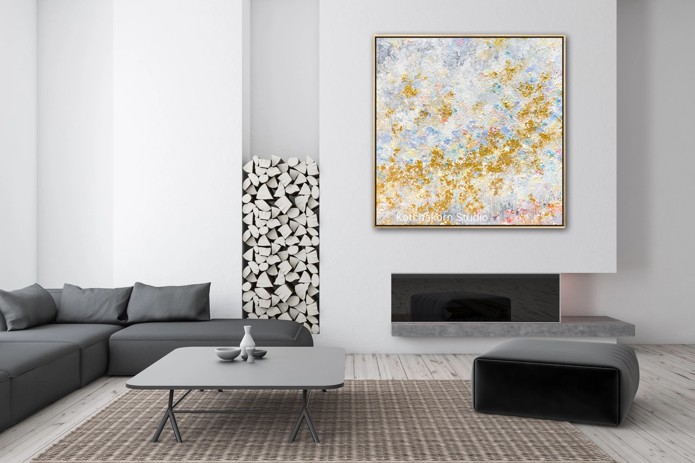 The Flowing Gold (100x80cm)