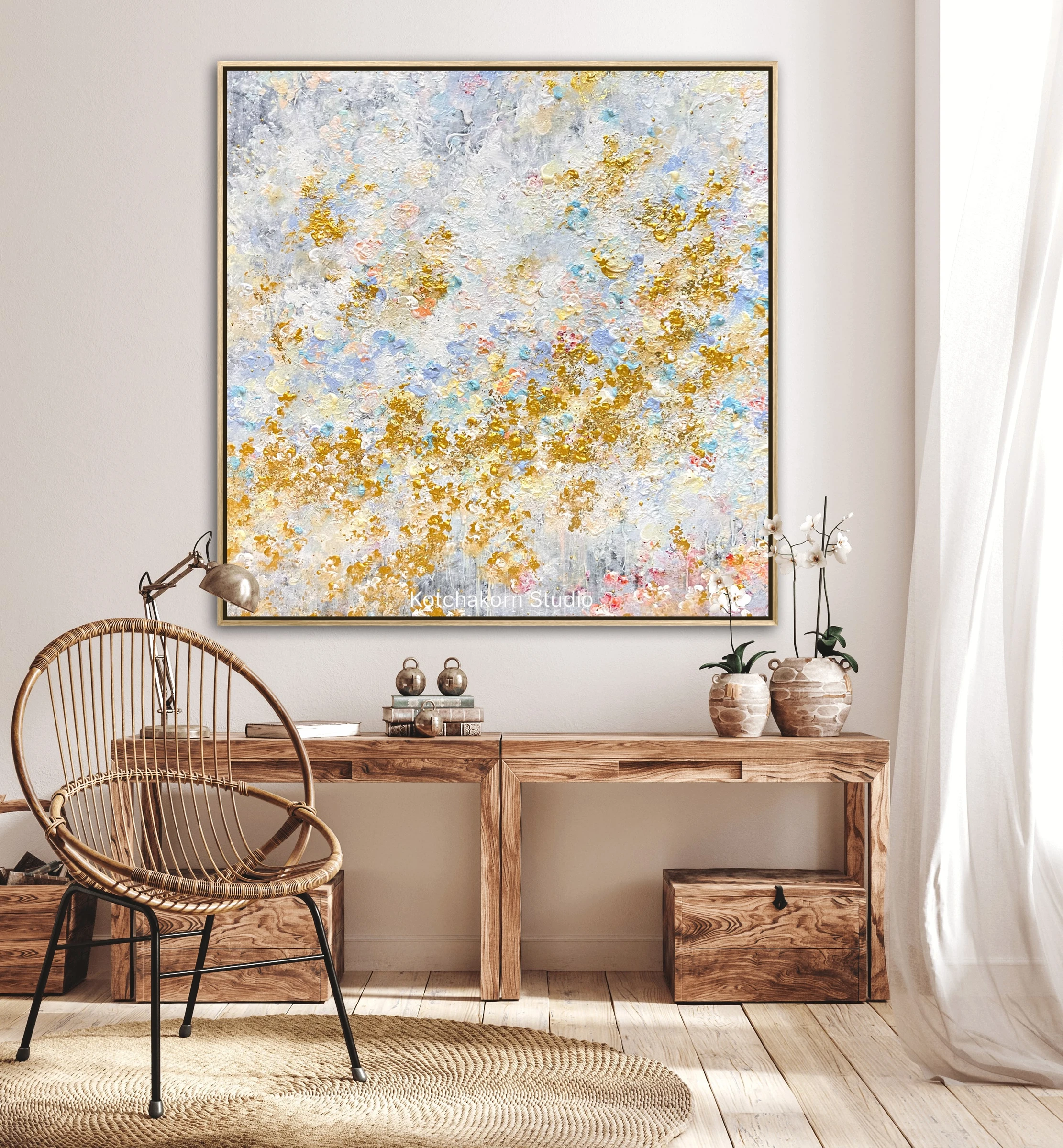 The Flowing Gold (100x80cm)