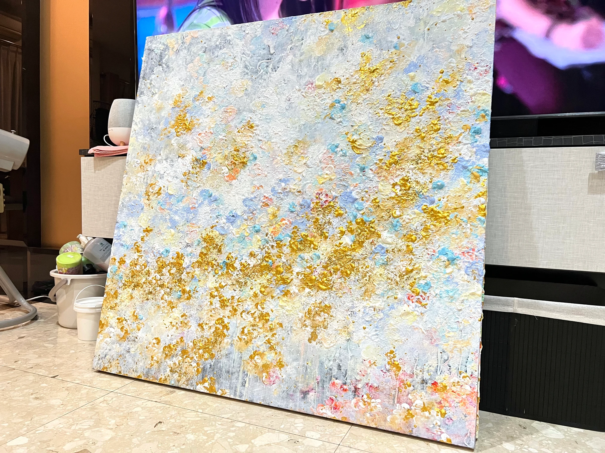 The Flowing Gold (100x80cm)