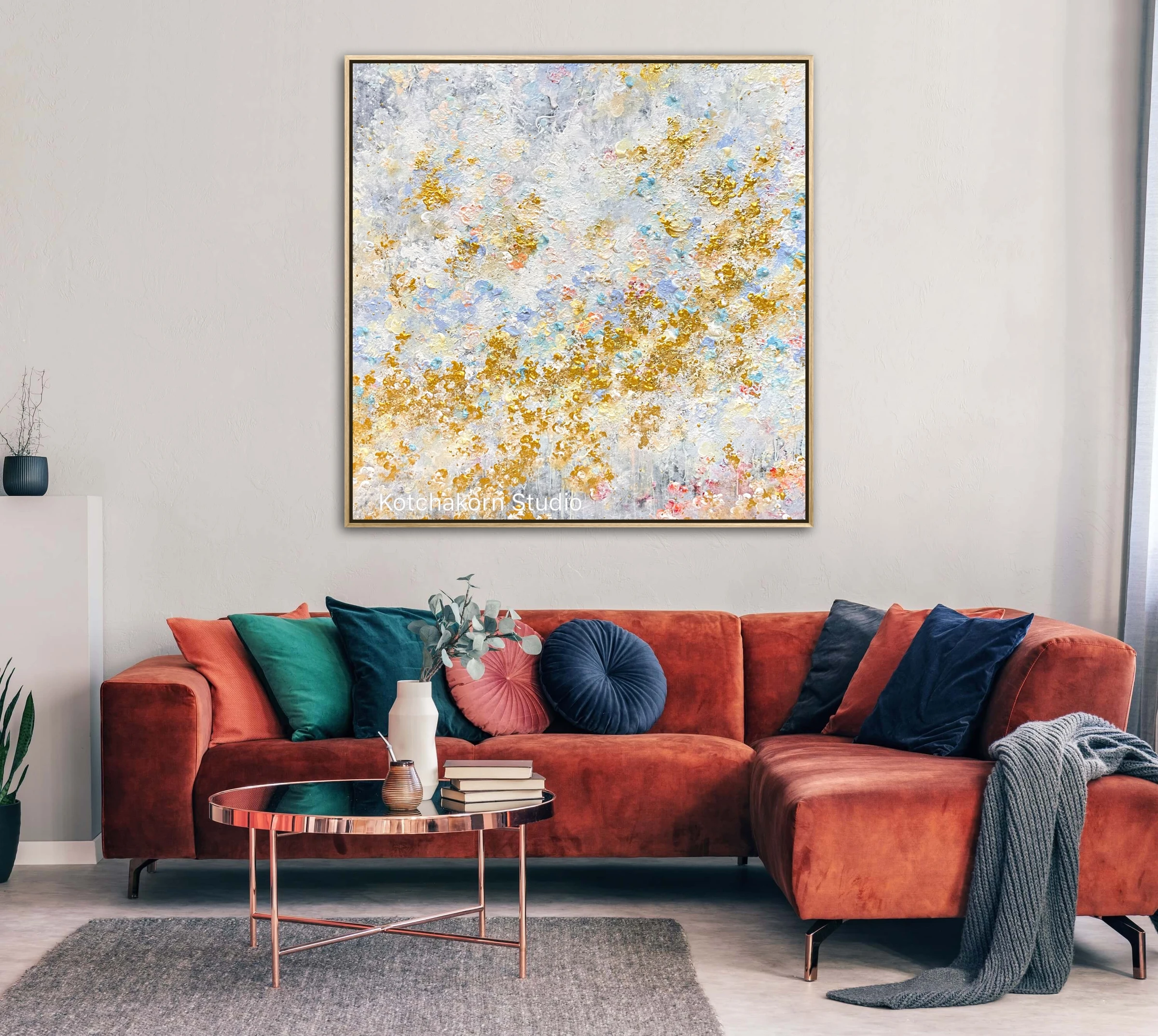 The Flowing Gold (100x80cm)