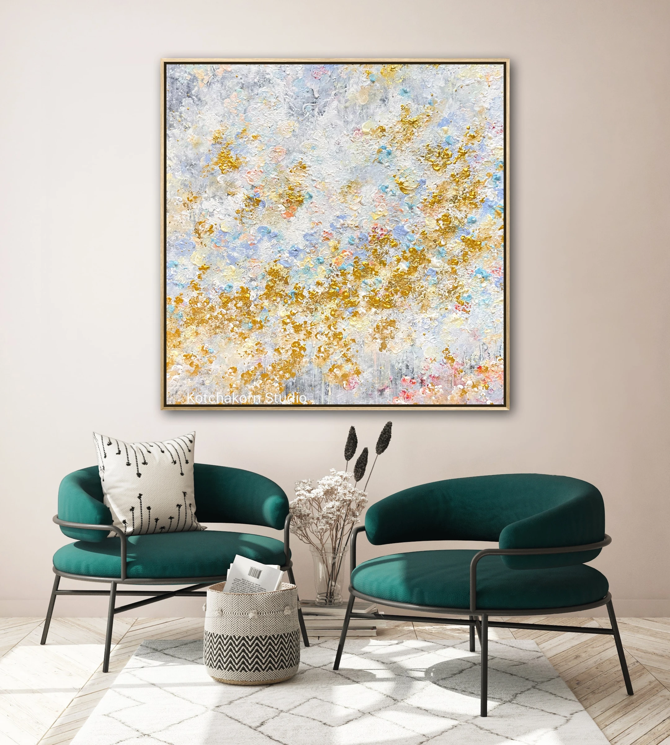 The Flowing Gold (100x80cm)