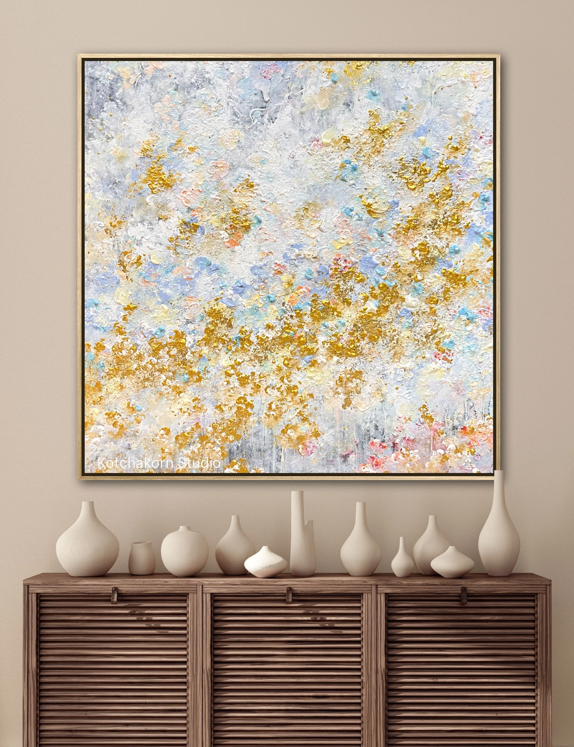 The Flowing Gold (100x80cm)