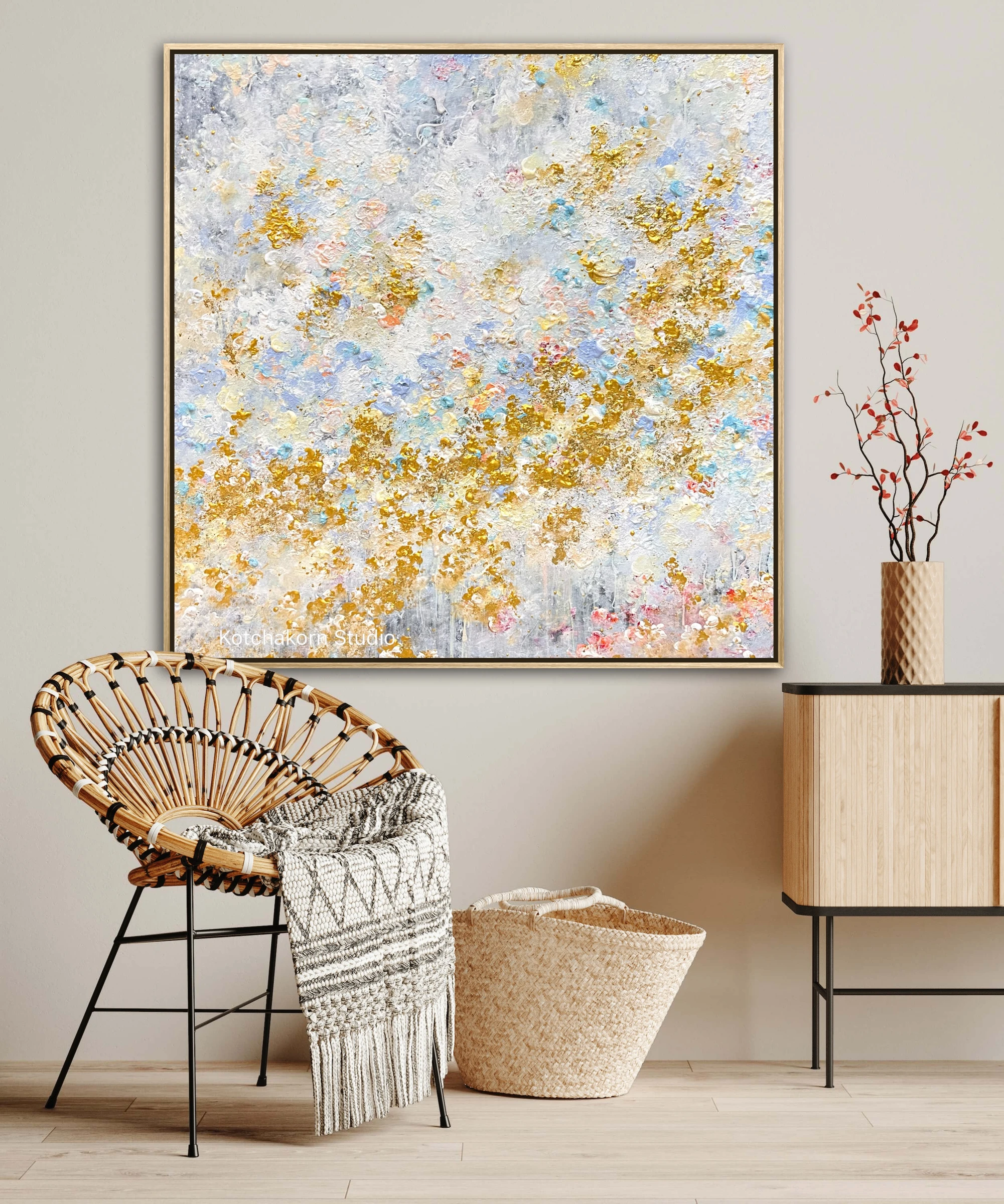 The Flowing Gold (100x80cm)