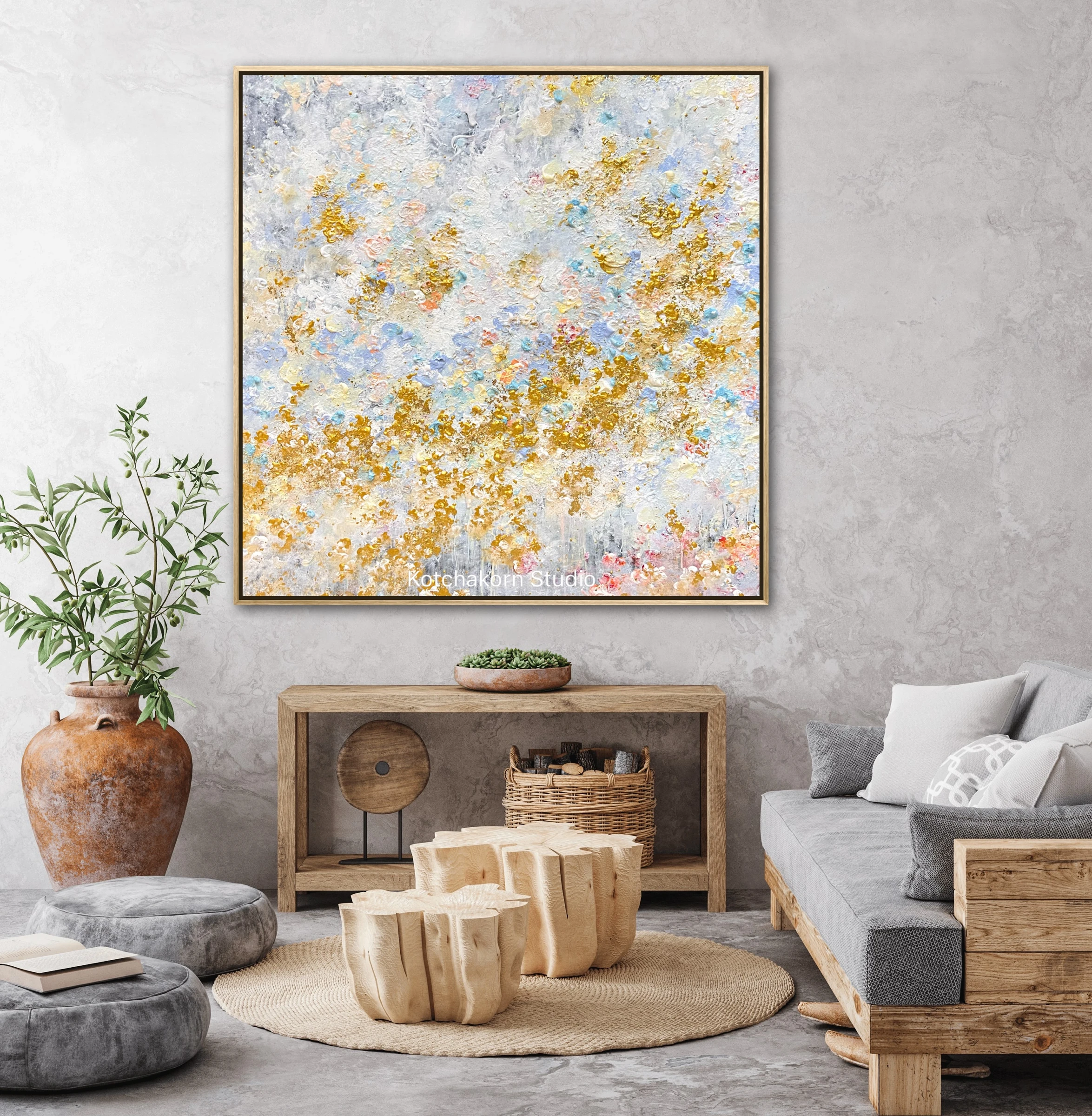 The Flowing Gold (100x80cm)
