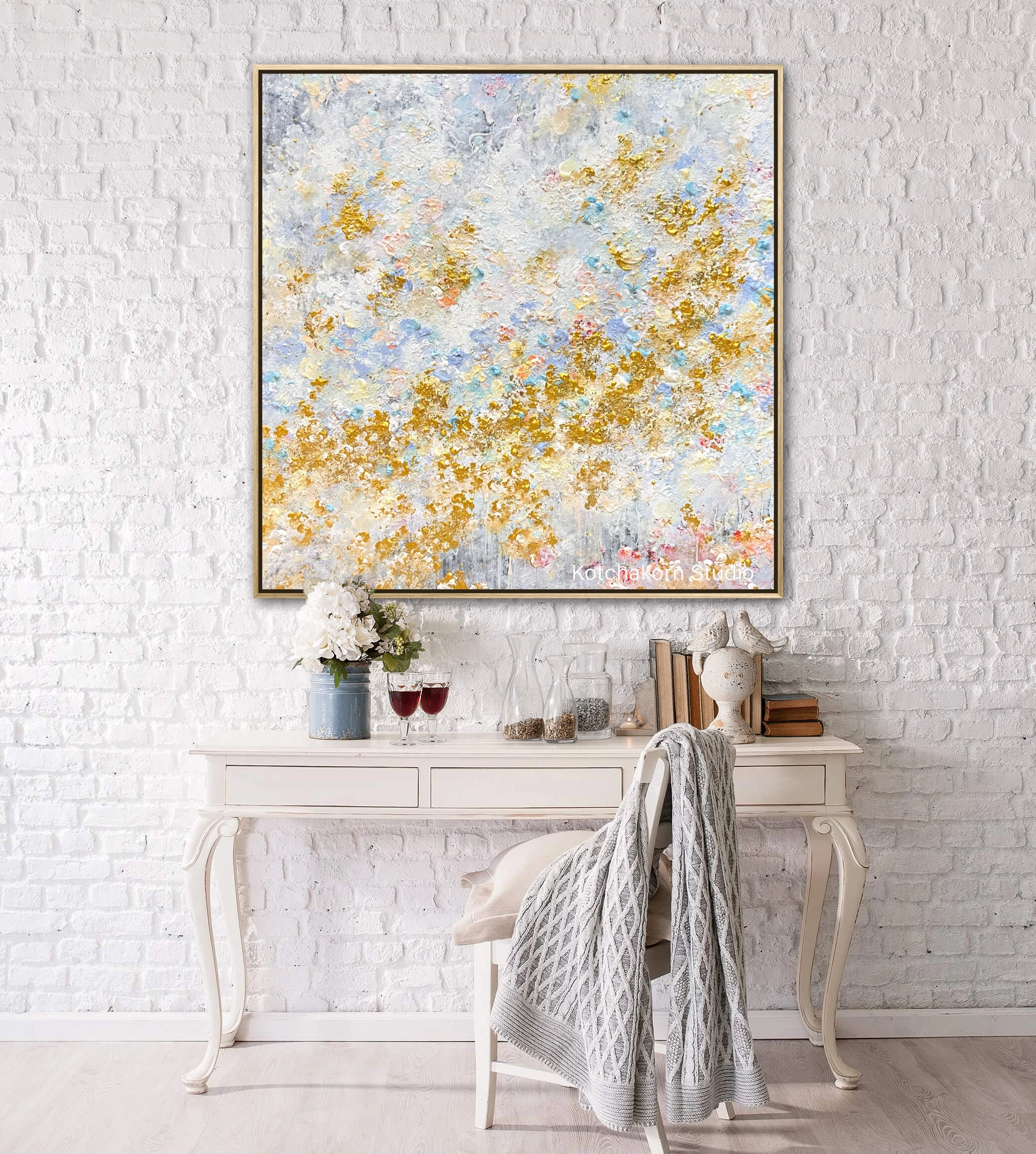 The Flowing Gold (100x80cm)