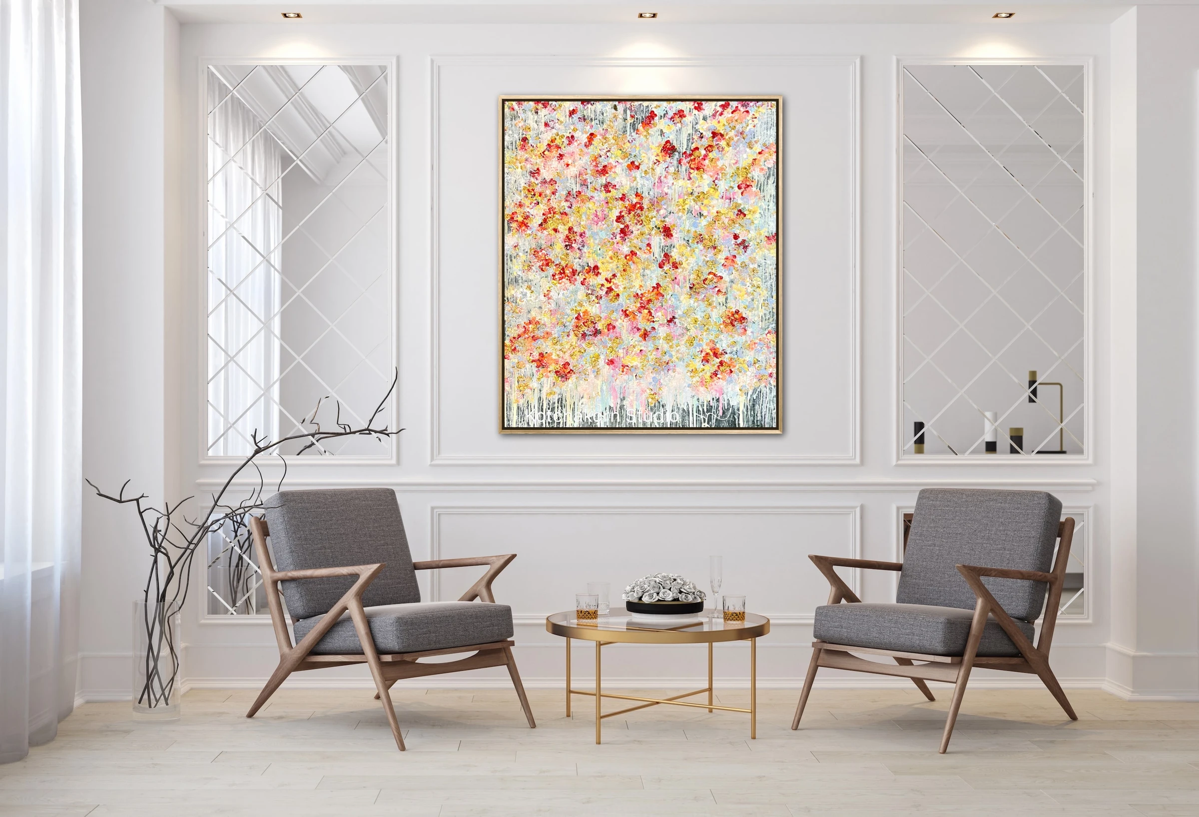 Wild Flowers of the Gentle Giant (120x100cm)