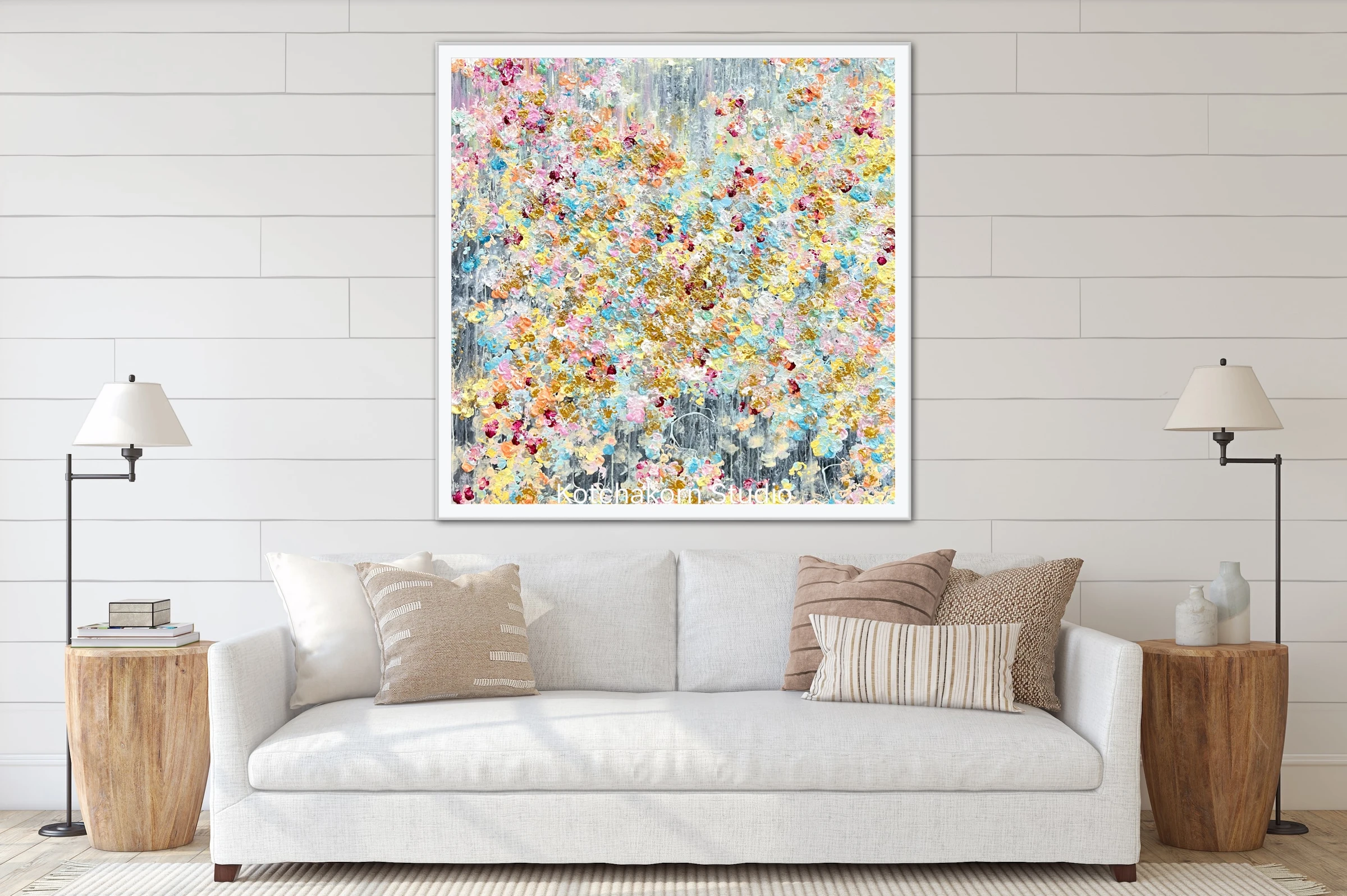 Dynasty in Bloom (100x100cm)
