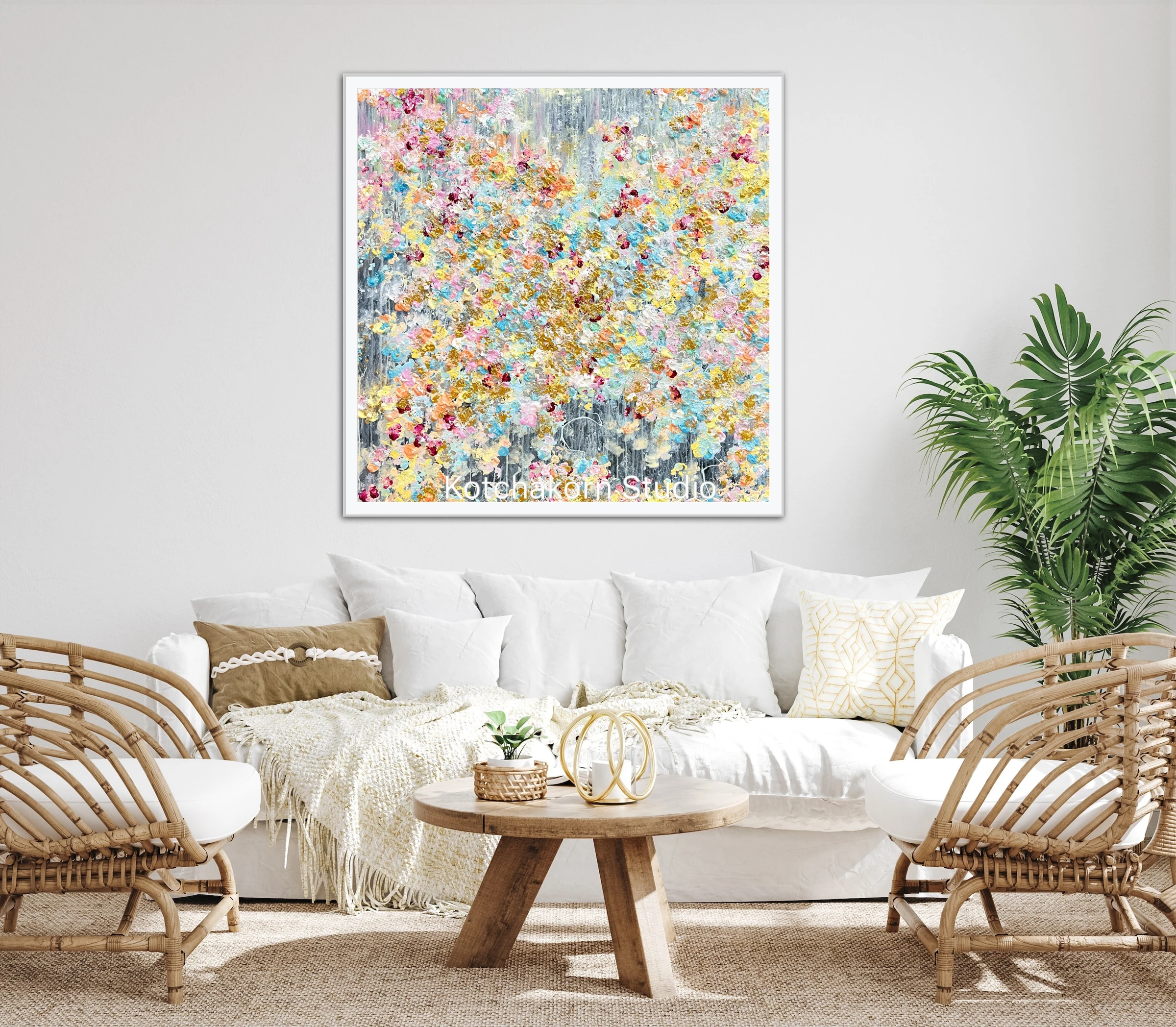 Dynasty in Bloom (100x100cm)