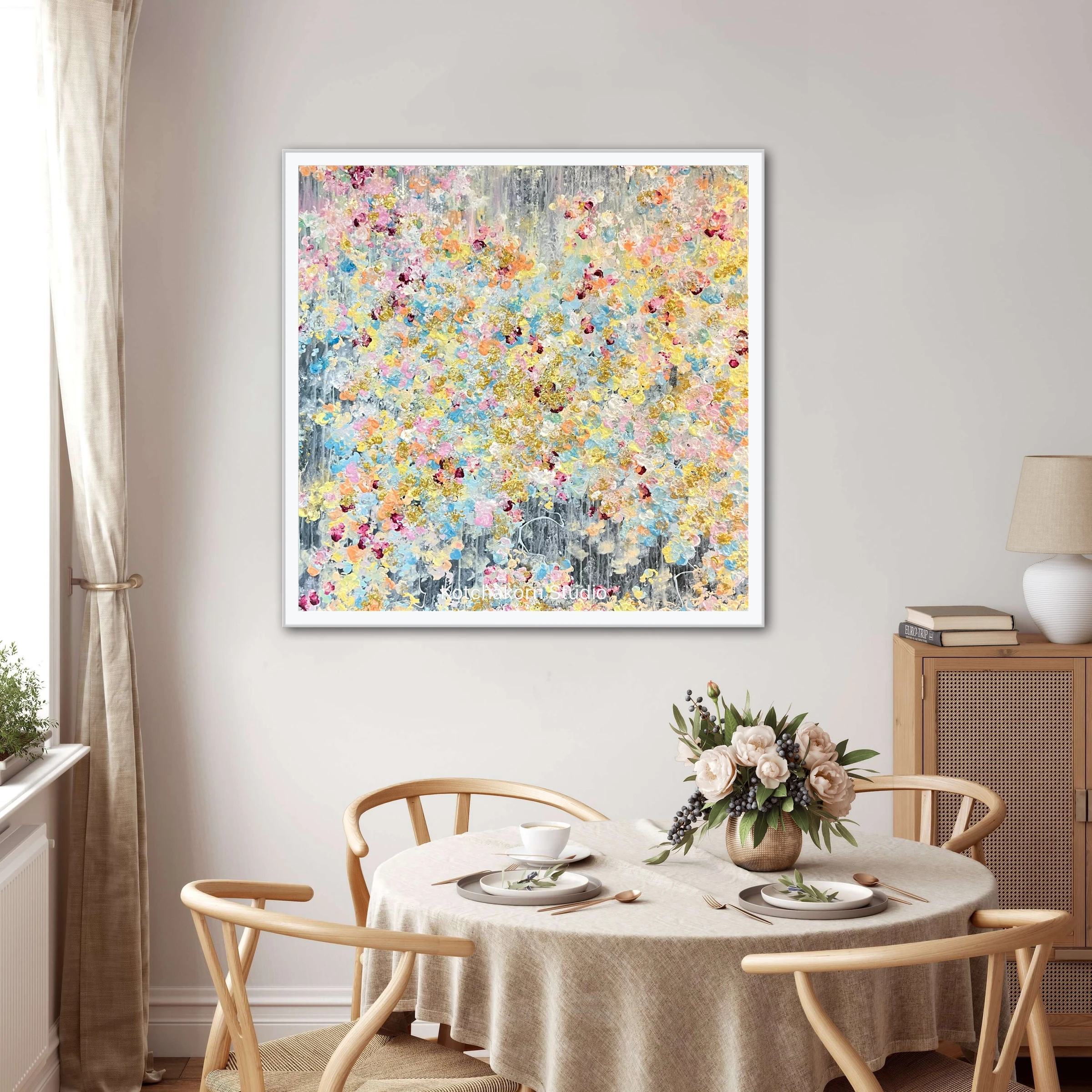 Dynasty in Bloom (100x100cm)