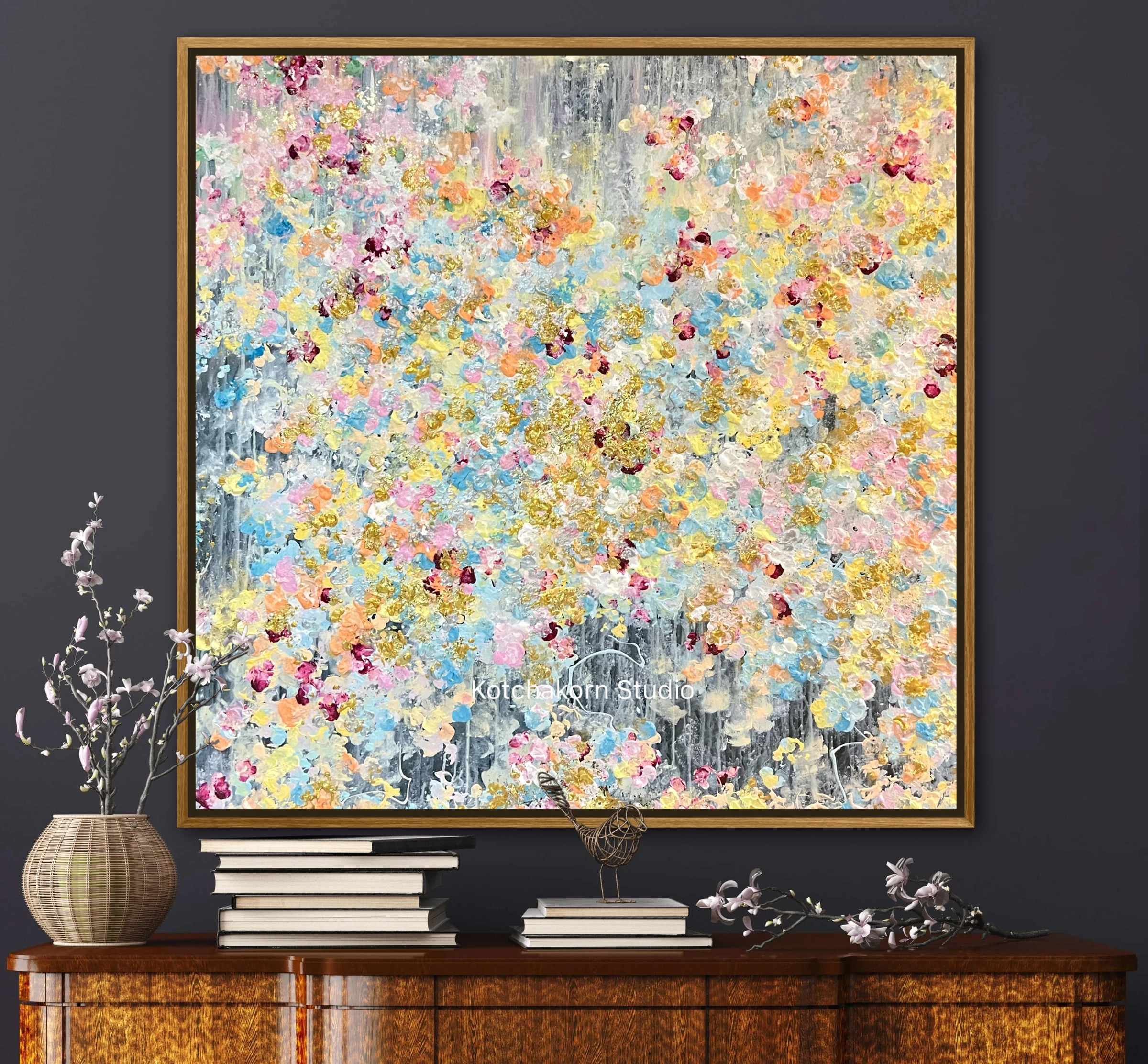 Dynasty in Bloom (100x100cm)