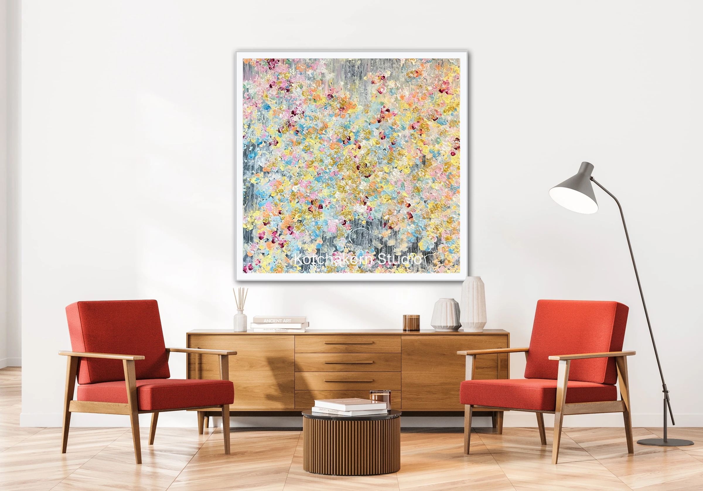 Dynasty in Bloom (100x100cm)