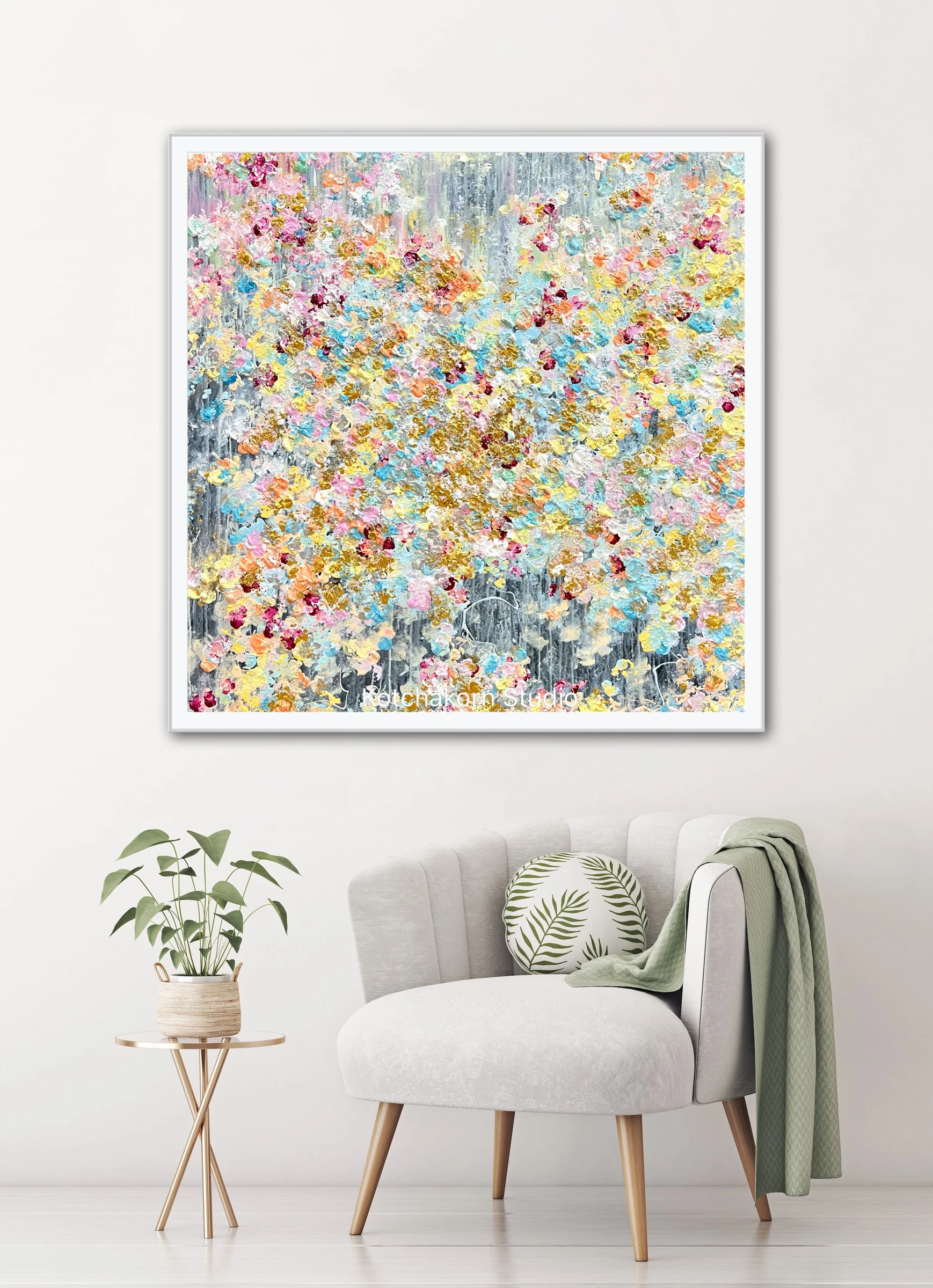 Dynasty in Bloom (100x100cm)