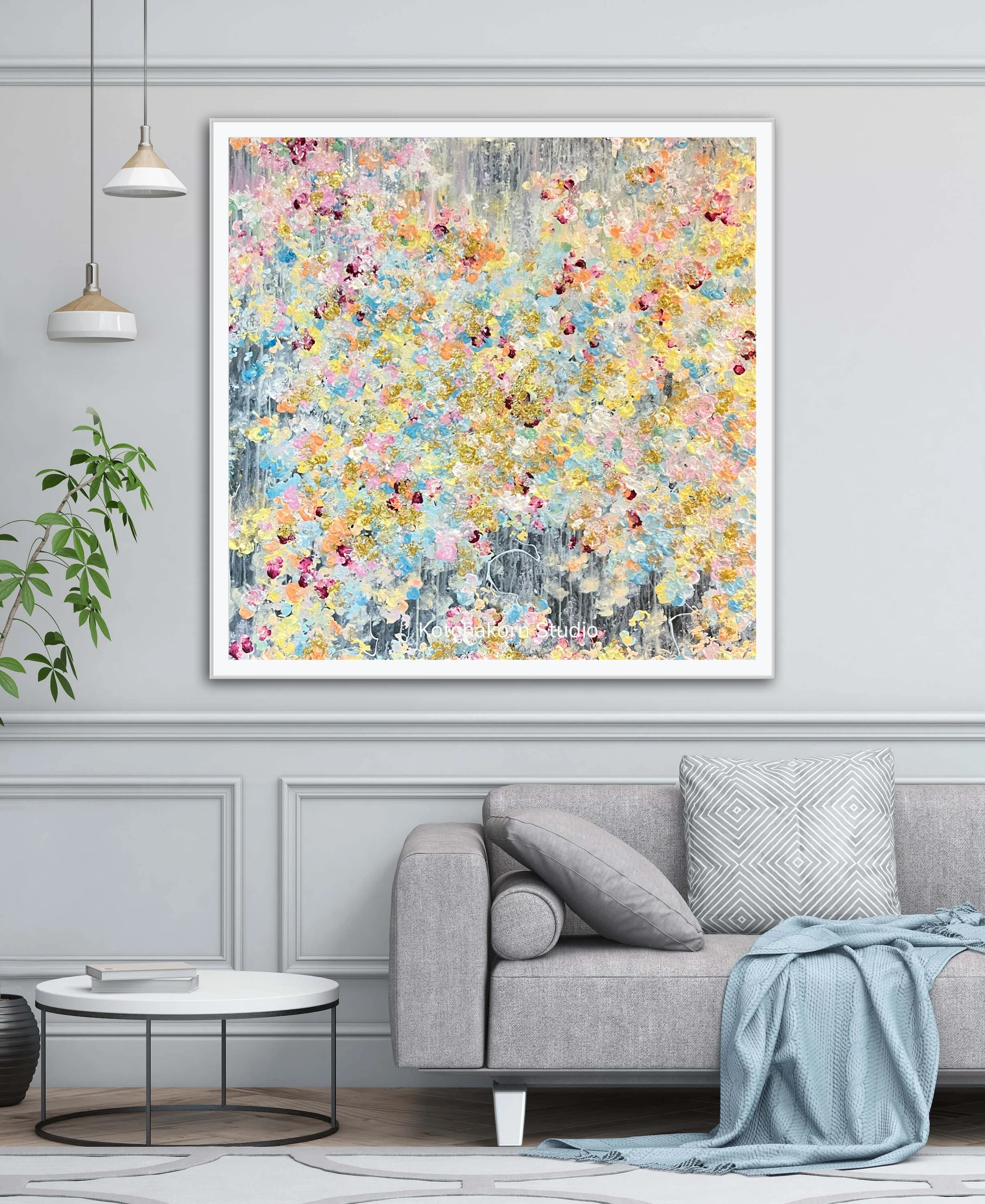 Dynasty in Bloom (100x100cm)