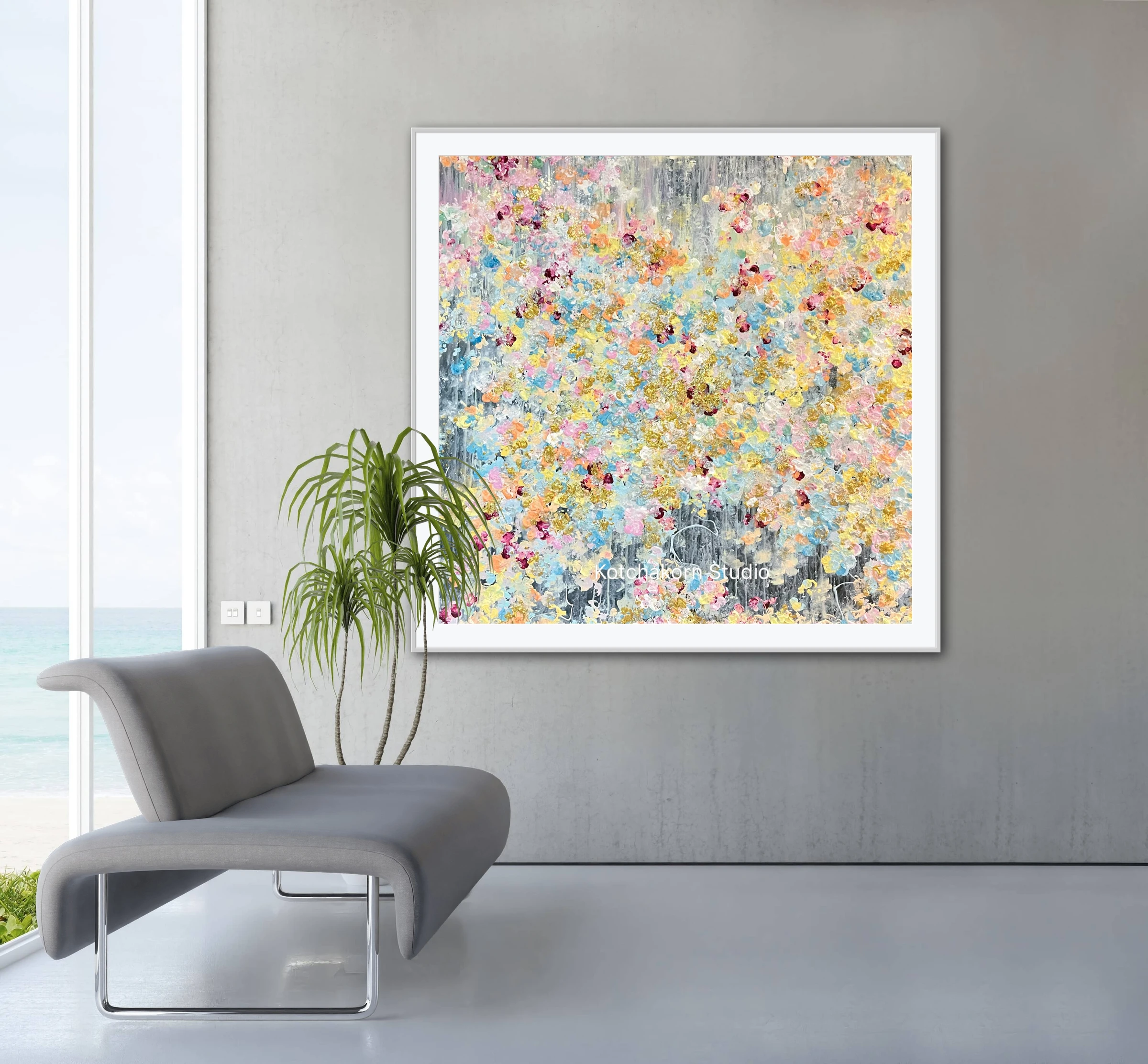 Dynasty in Bloom (100x100cm)