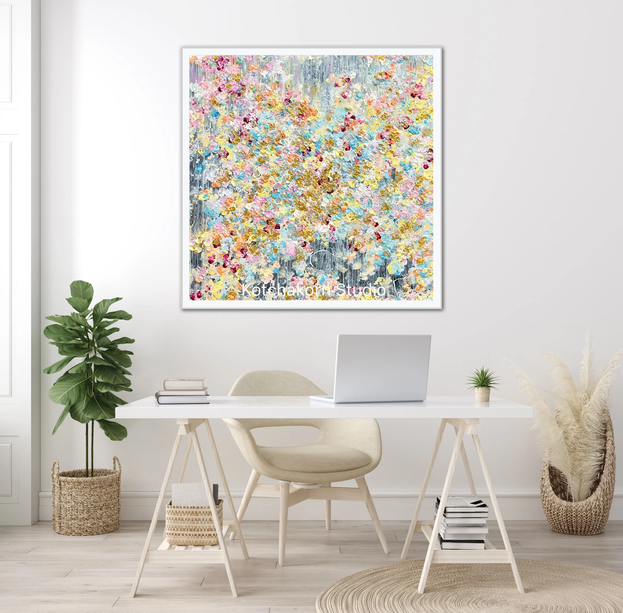 Dynasty in Bloom (100x100cm)