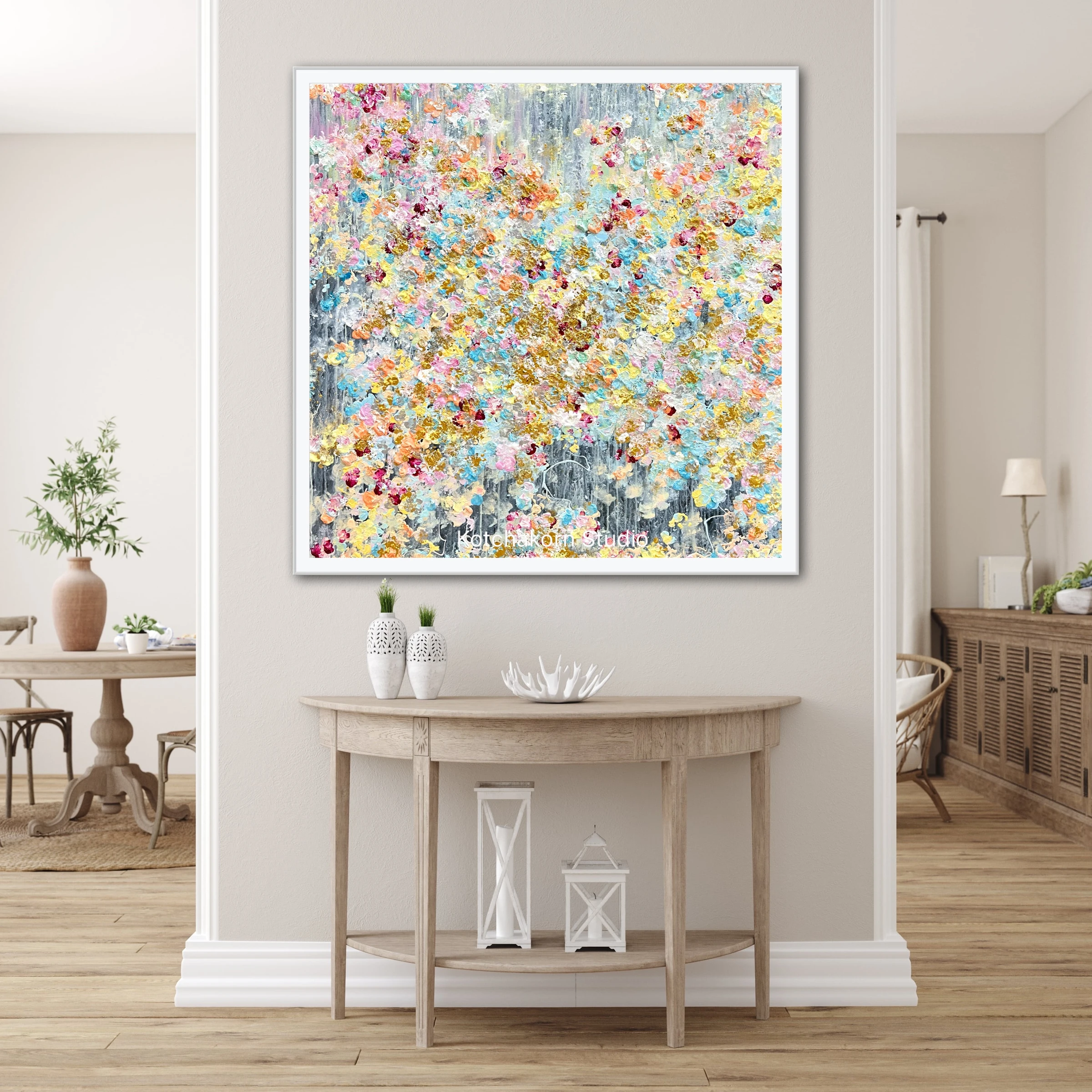 Dynasty in Bloom (100x100cm)