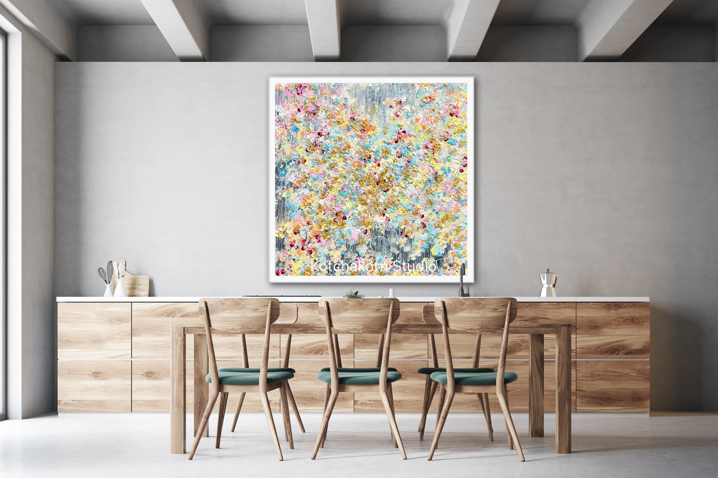Dynasty in Bloom (100x100cm)