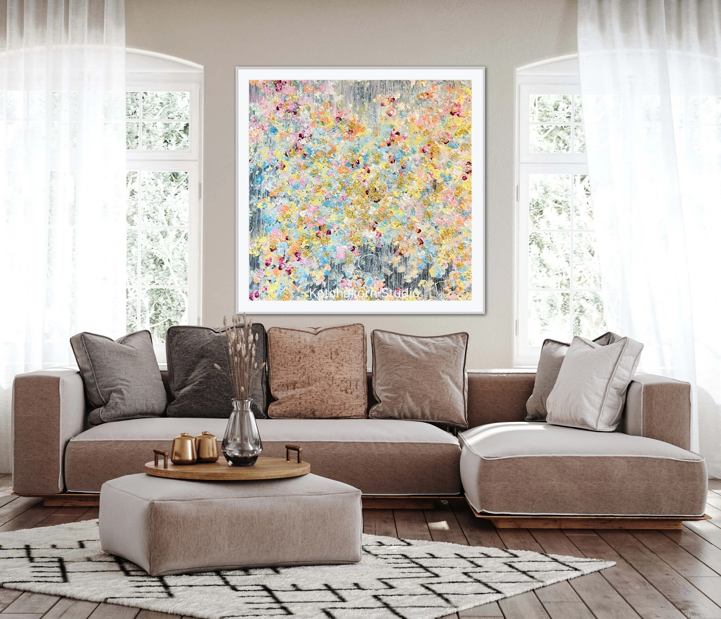 Dynasty in Bloom (100x100cm)