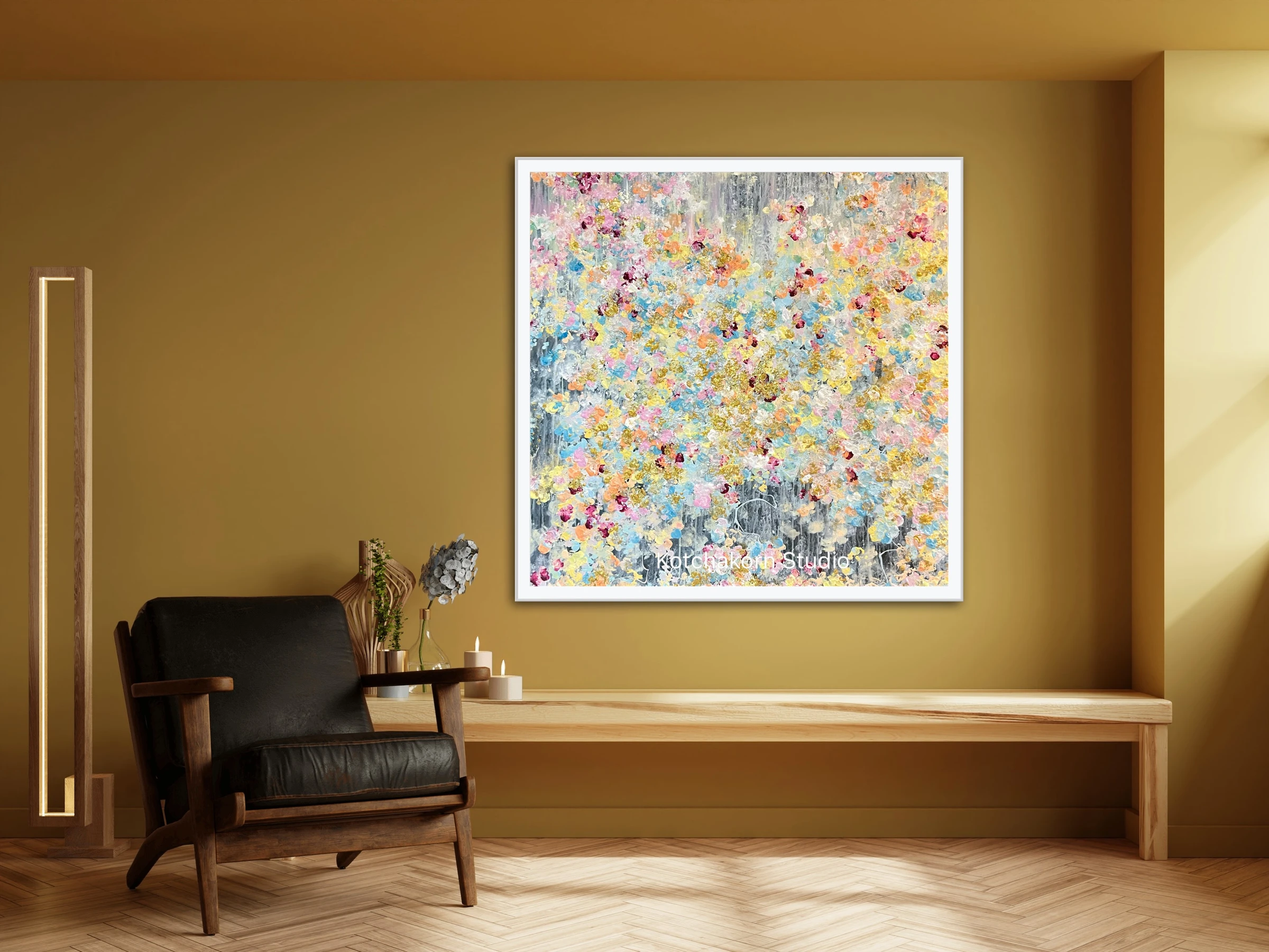 Dynasty in Bloom (100x100cm)