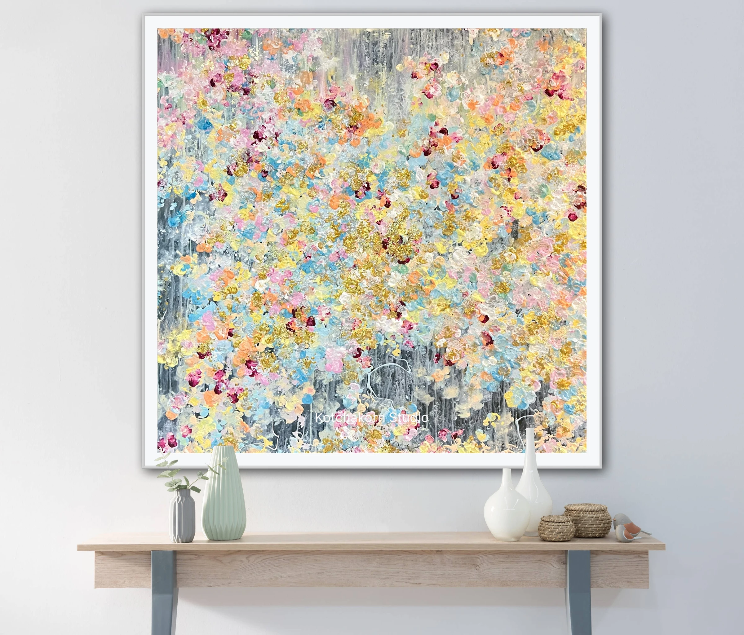Dynasty in Bloom (100x100cm)