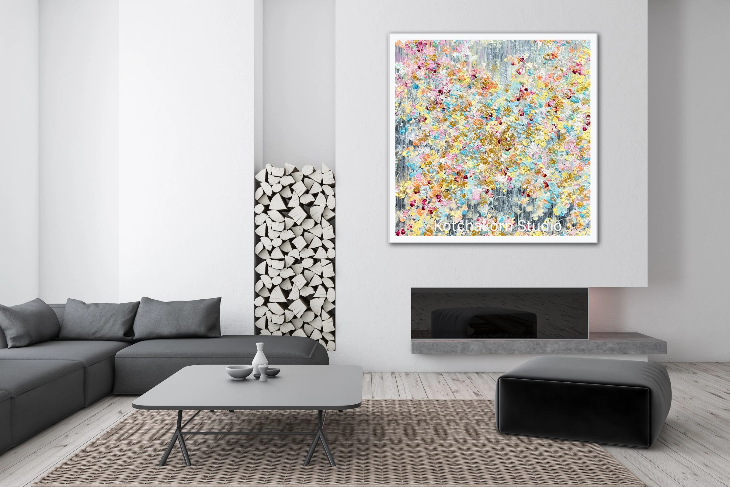 Dynasty in Bloom (100x100cm)
